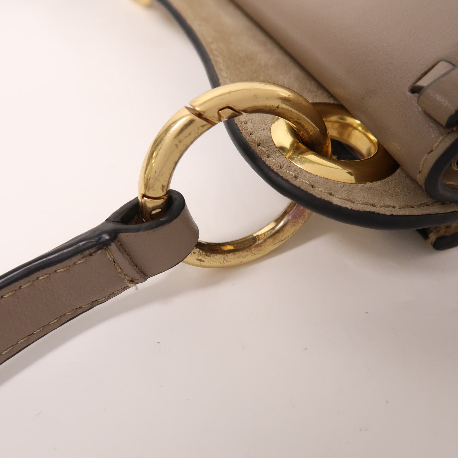 SEE BY CHLOE 牛皮皮革2 Way Shoulder金扣手挽肩背兩用袋