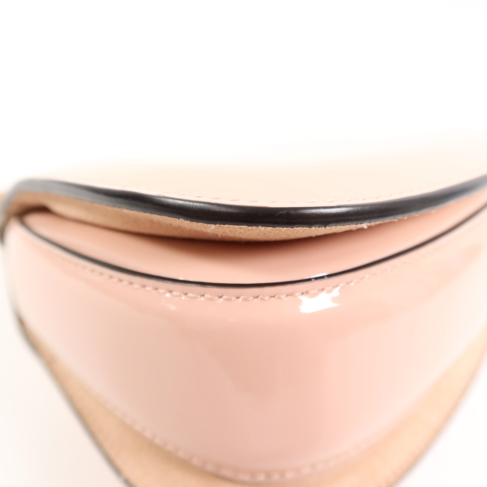 GUCCI 漆皮皮革Bamboo 1947 Mini Top Handle Bag鏈帶手挽肩背兩用袋