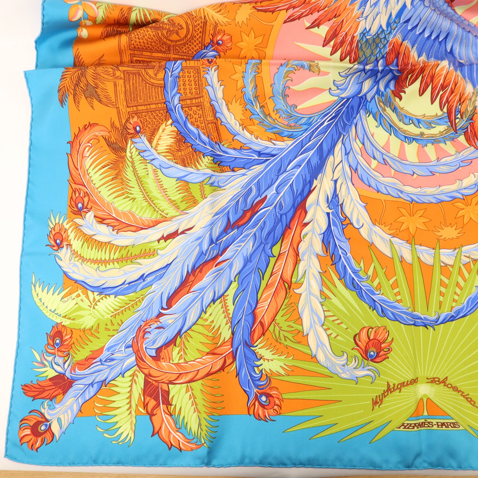 HERMES 絲質Scarf 90x90絲巾