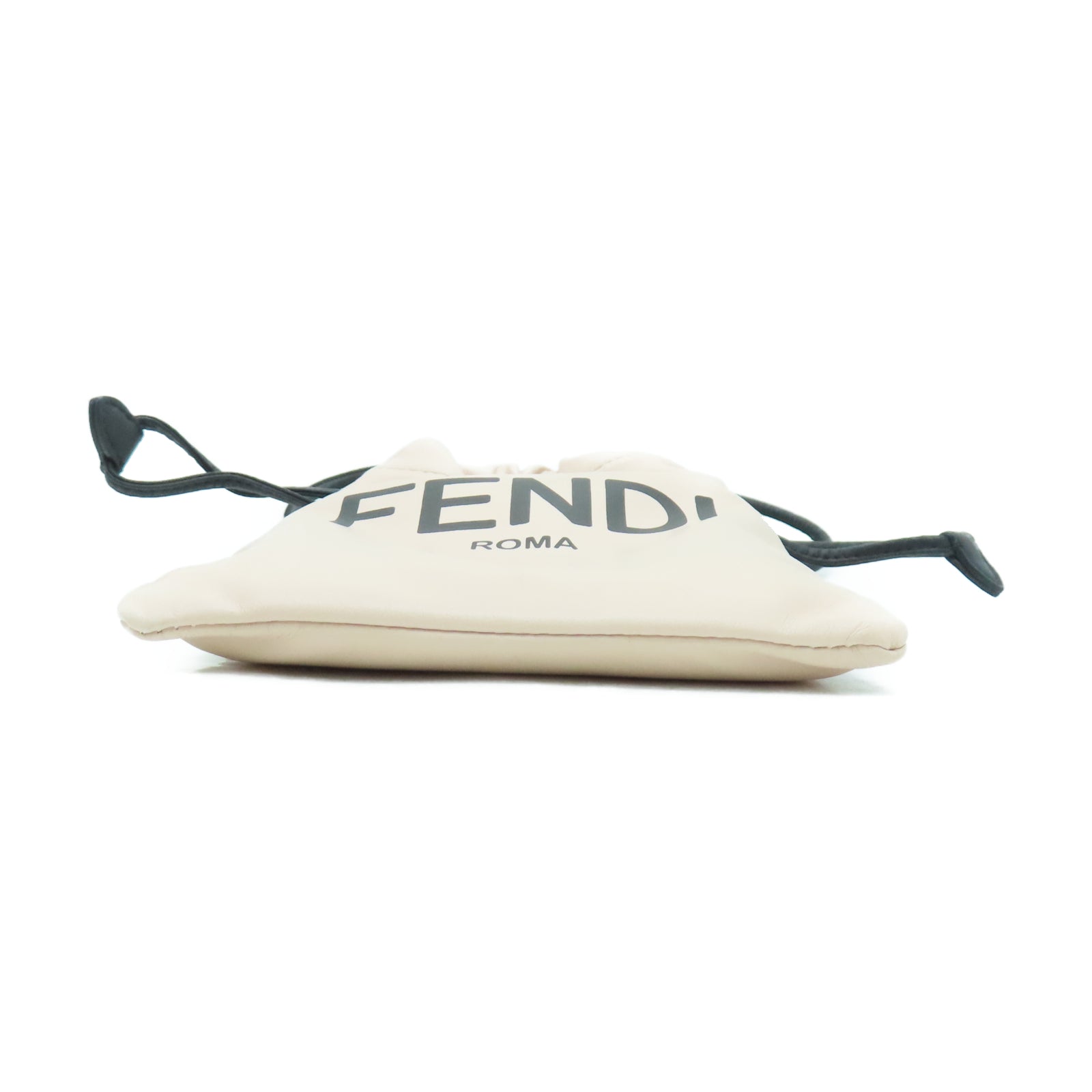 FENDI 【激減優惠】羊皮皮革Pouch Shoulder金扣肩背袋粉紅色