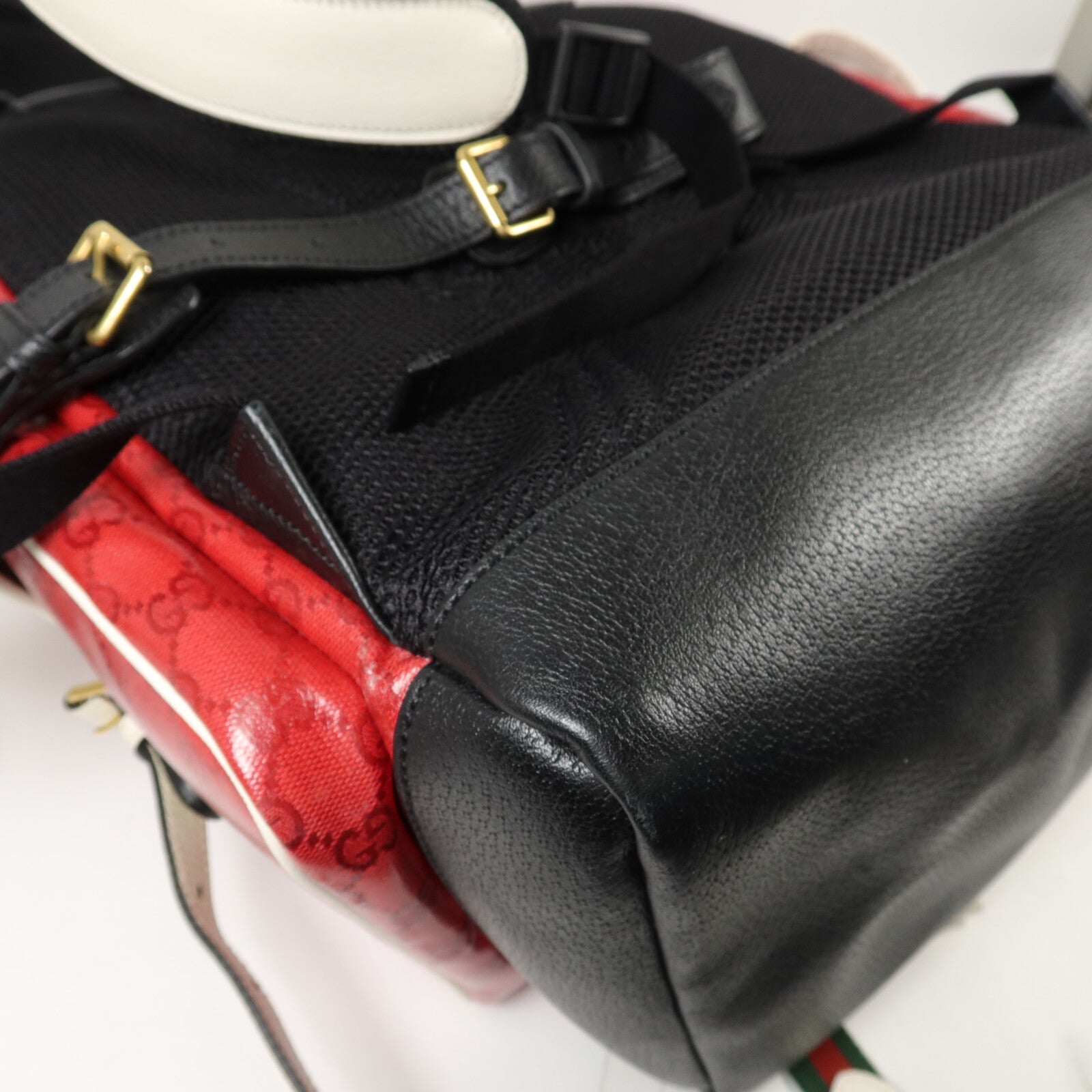 GUCCI 塗層帆布Gucci x Adidas Backpack背包