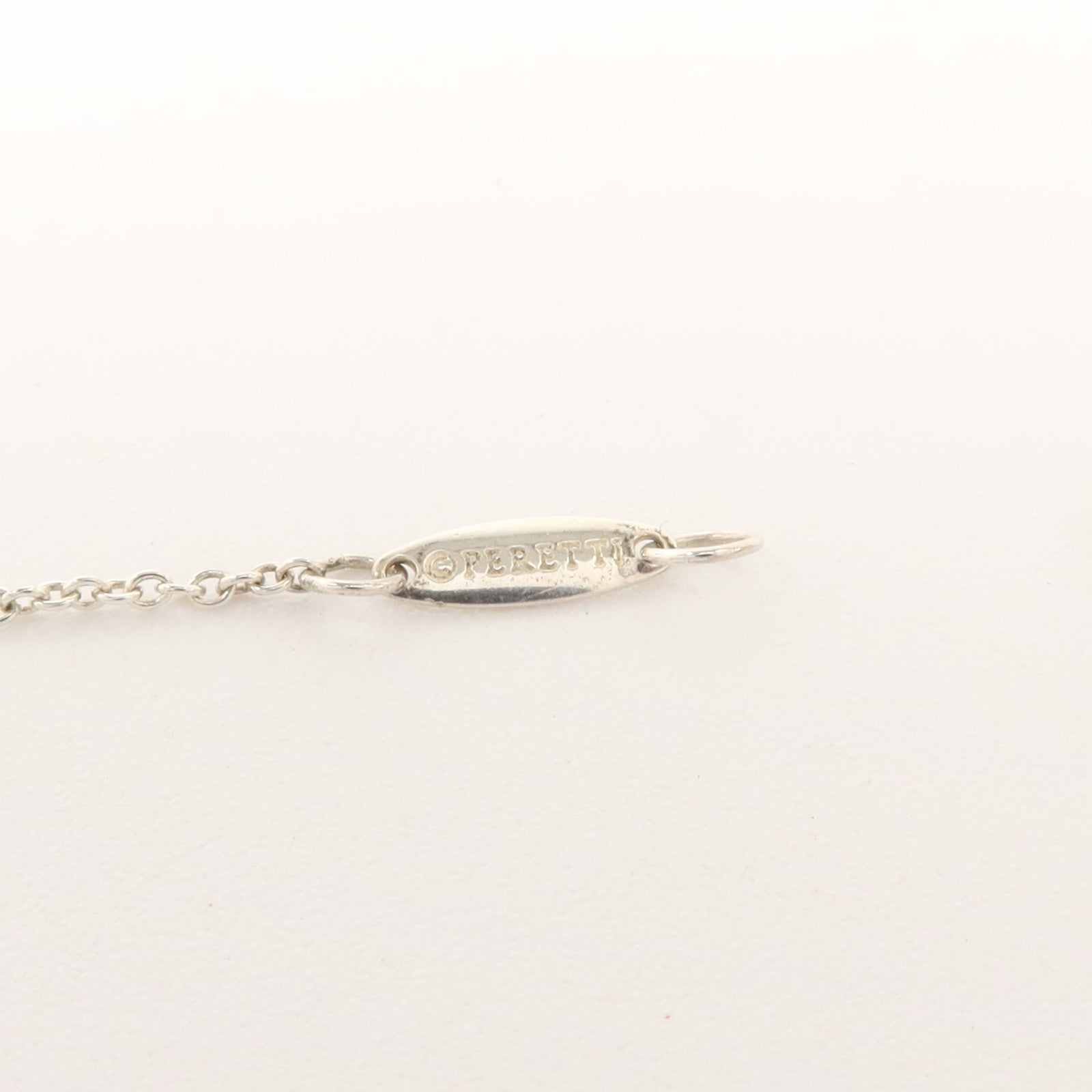 TIFFANY＆CO 925純銀Elsa Peretti Diamond By the Yard手鏈