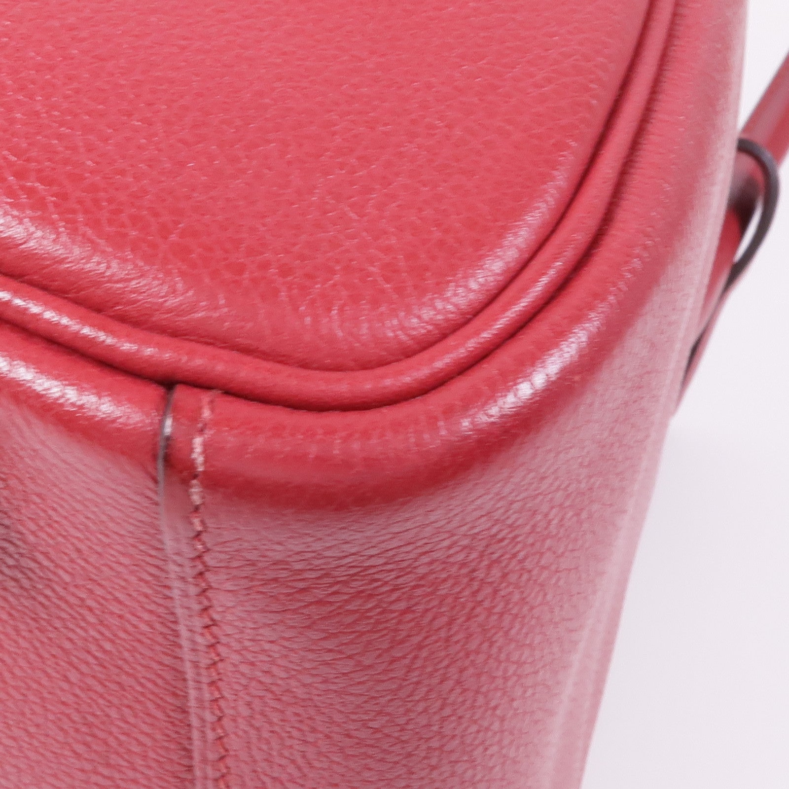 HERMES Clemence皮革Lindy 30銀扣肩背袋Rouge Casaque