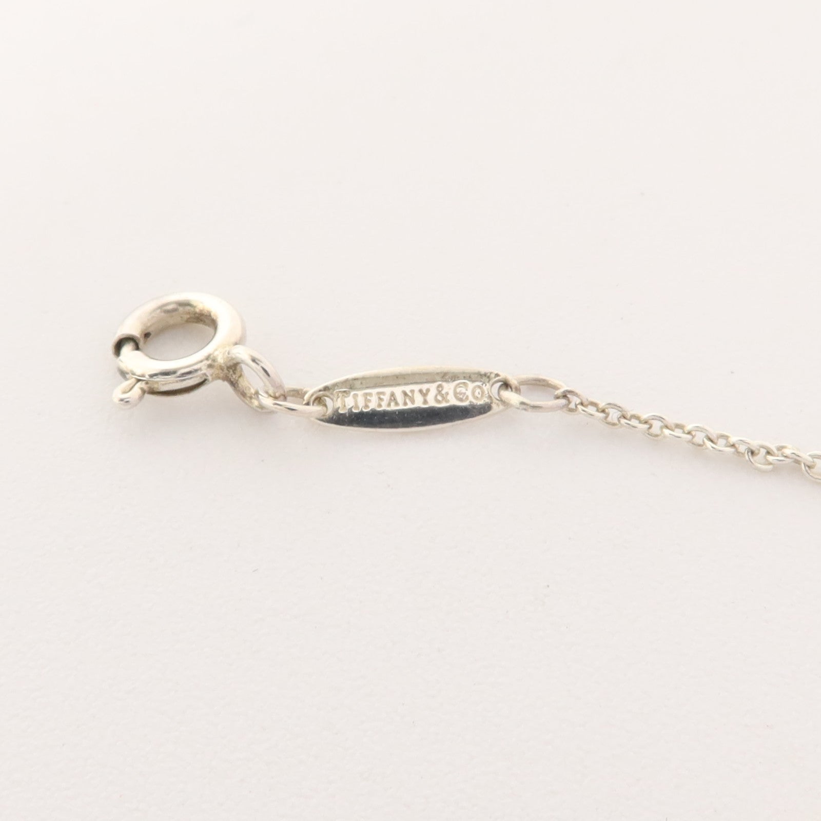 TIFFANY＆CO 925純銀Elsa Peretti Diamond By the Yard手鏈