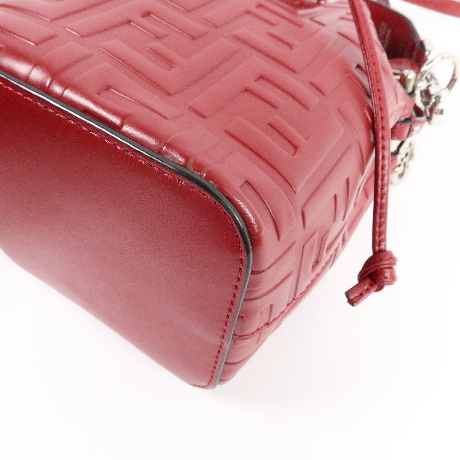 FENDI 牛皮皮革Mon Tresor Mini手挽肩背兩用袋