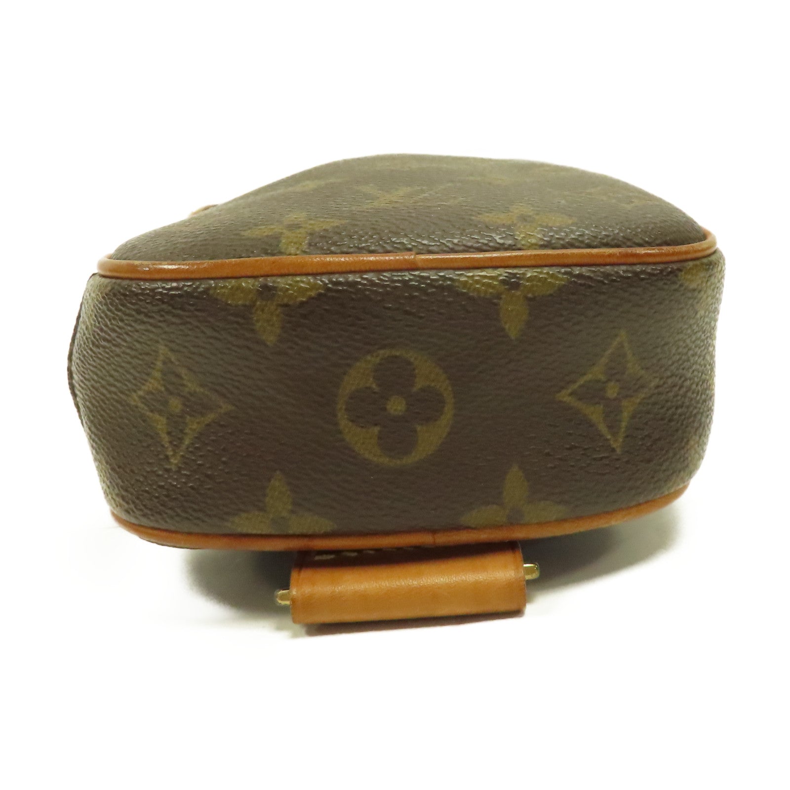 LOUIS VUITTON Monogram Pochette Gange金扣肩背袋啡色
