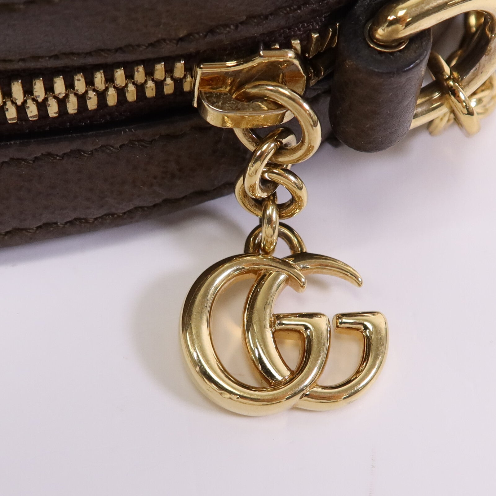 GUCCI 帆布Ophidia GG Mini金扣鏈帶肩背袋