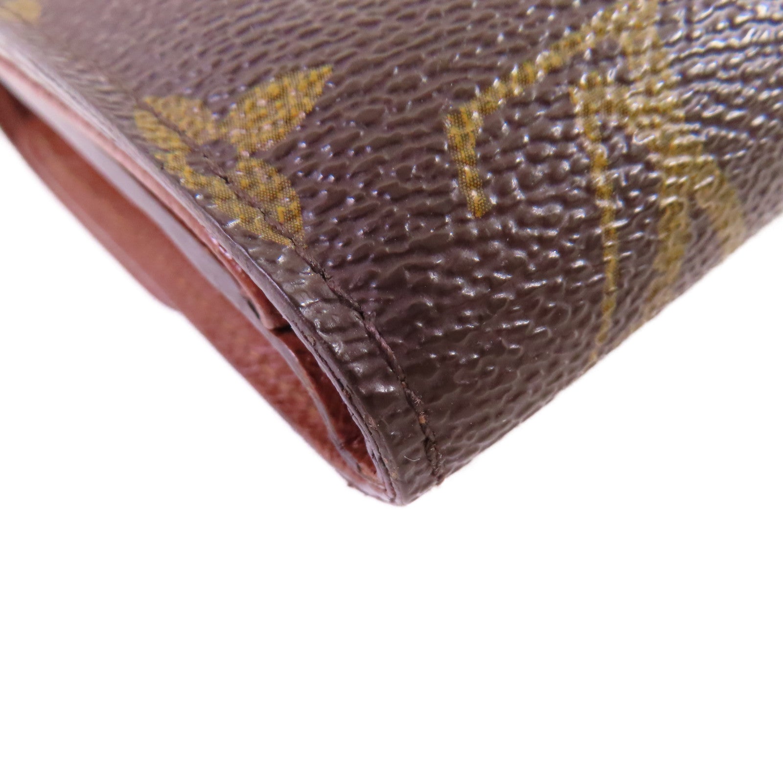 LOUIS VUITTON Monogram Joey Short Wallet金扣短錢包啡色