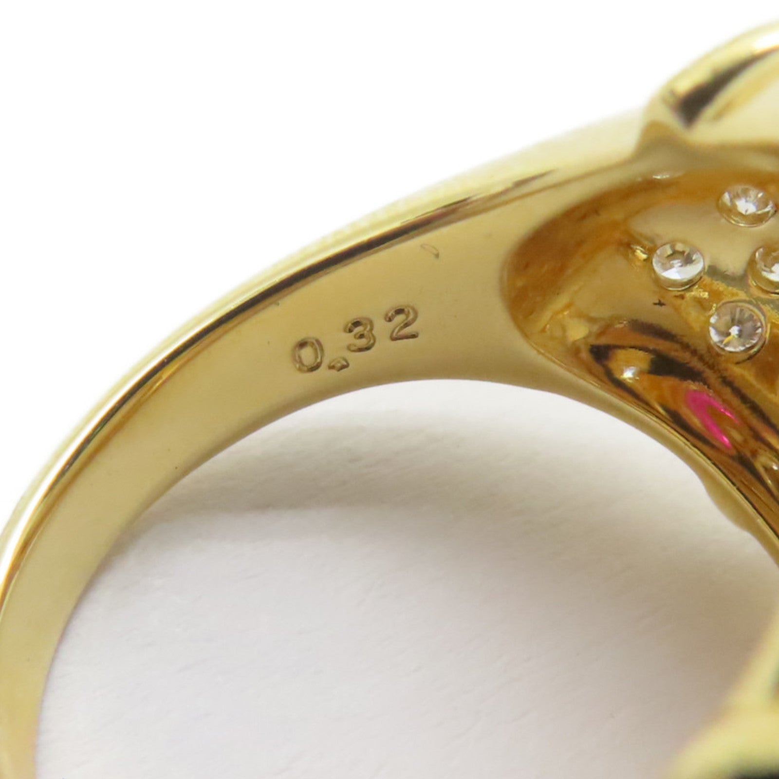 TASAKI 18K黃金/Pearl Ring 13mm珍珠戒指US#5.75