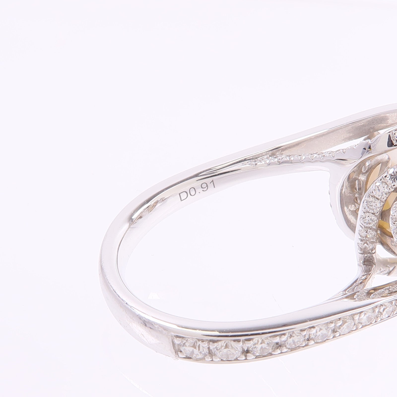 JEWELRY 18K黃金Pearl Diamond Ring珍珠/鑽石戒指