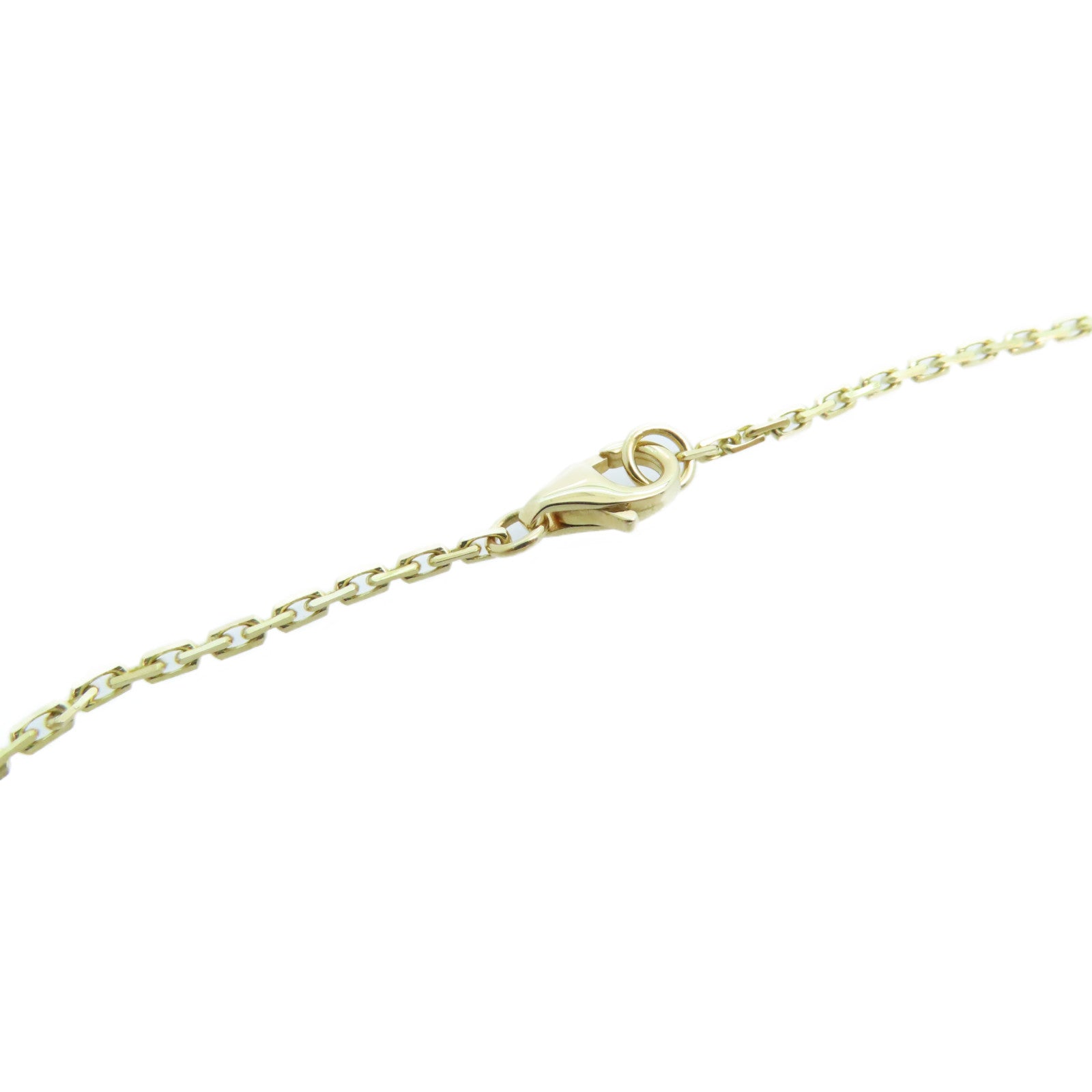 CARTIER GHW Love Circle 3P Diamond Necklace B7014500 18K Yellow Gold
