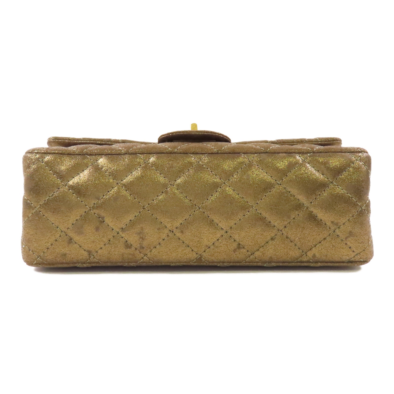 CHANEL 牛皮皮革2.55金扣鏈帶肩背袋