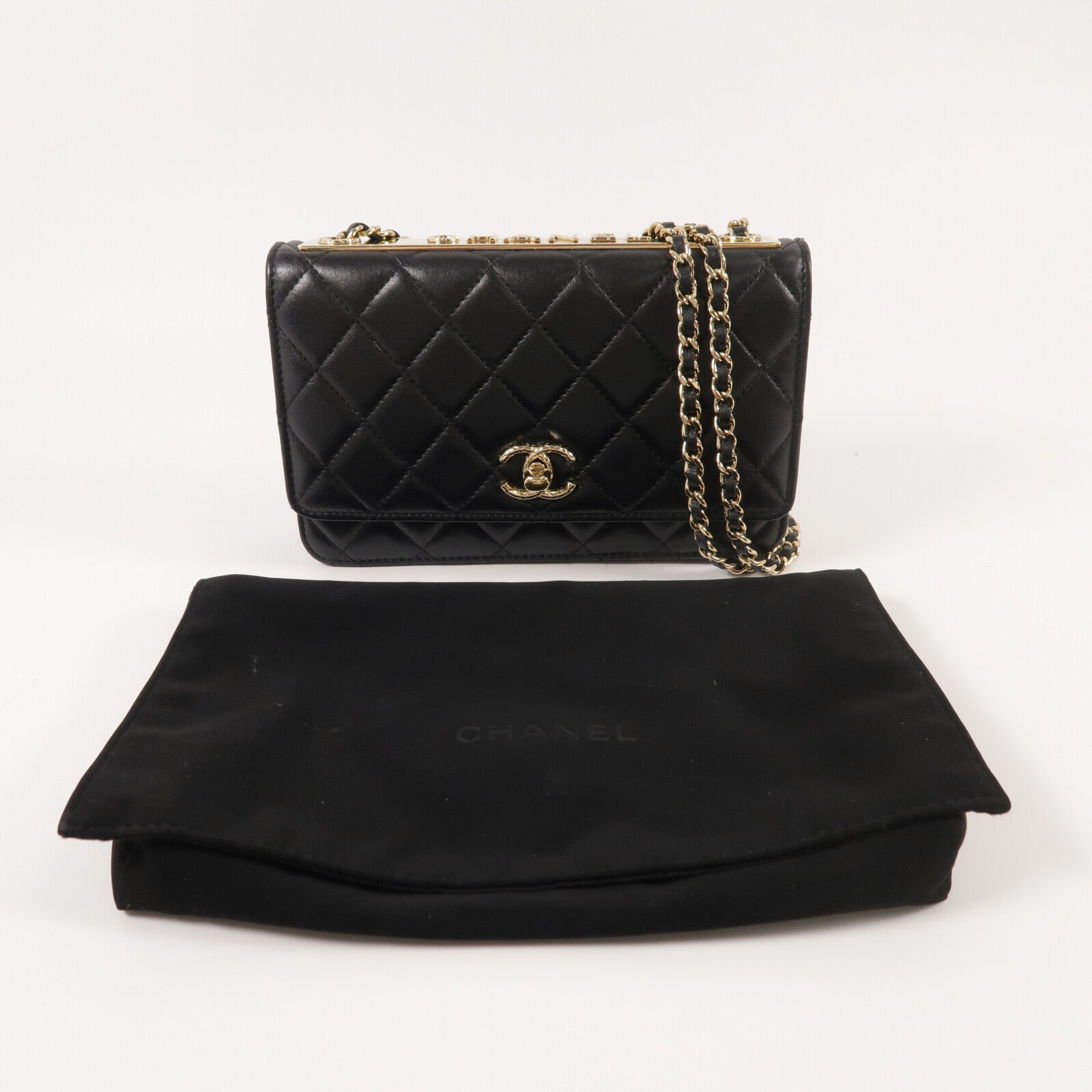 CHANEL 羊皮皮革Trendy CC鏈帶肩背袋