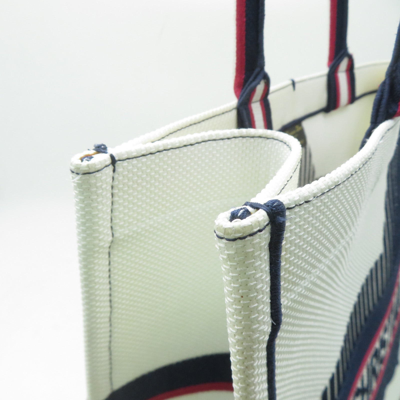 Dior 【激減優惠】帆布Book Tote Bag手挽袋藍色/白色