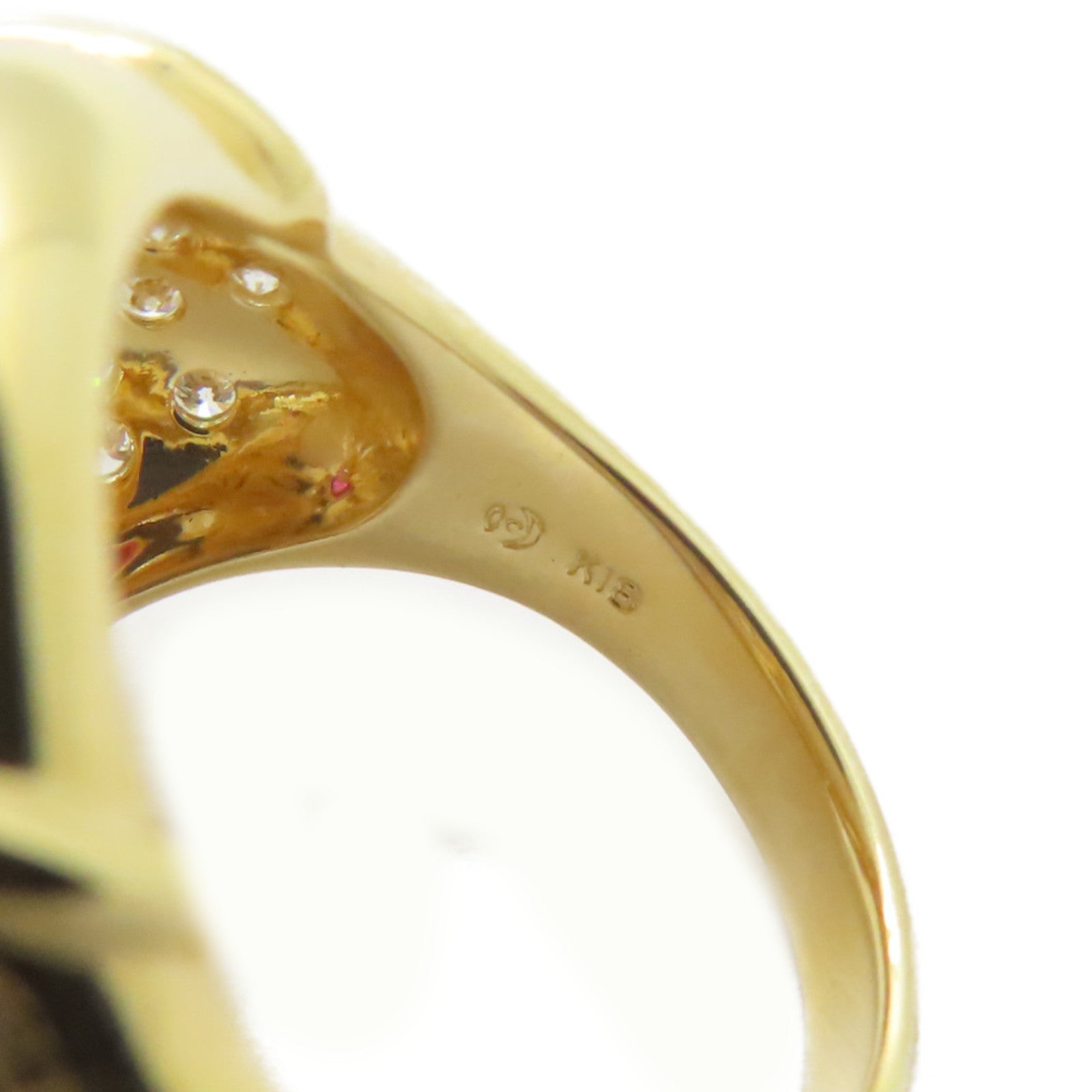 TASAKI 18K黃金/Pearl Ring 13mm珍珠戒指US#5.75