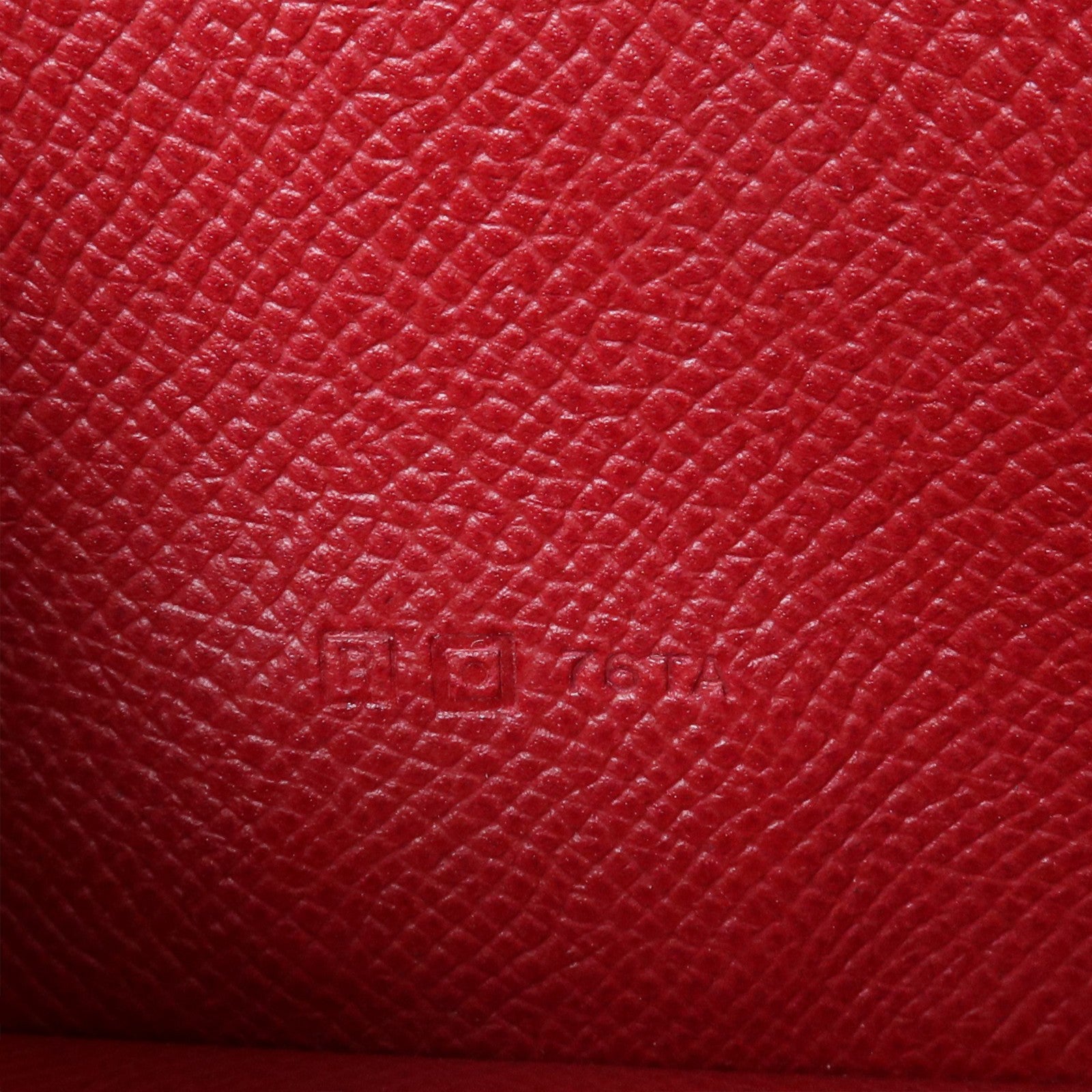 HERMES Epsom皮革Bearn Long Wallet銀扣長錢包Rouge Grenade