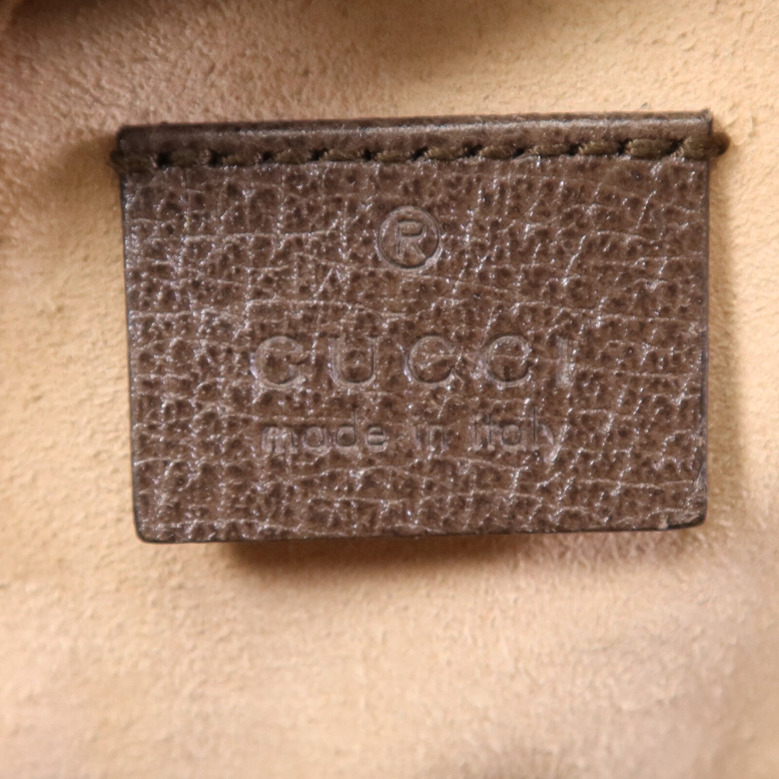 GUCCI 帆布Ophidia GG Mini金扣鏈帶肩背袋