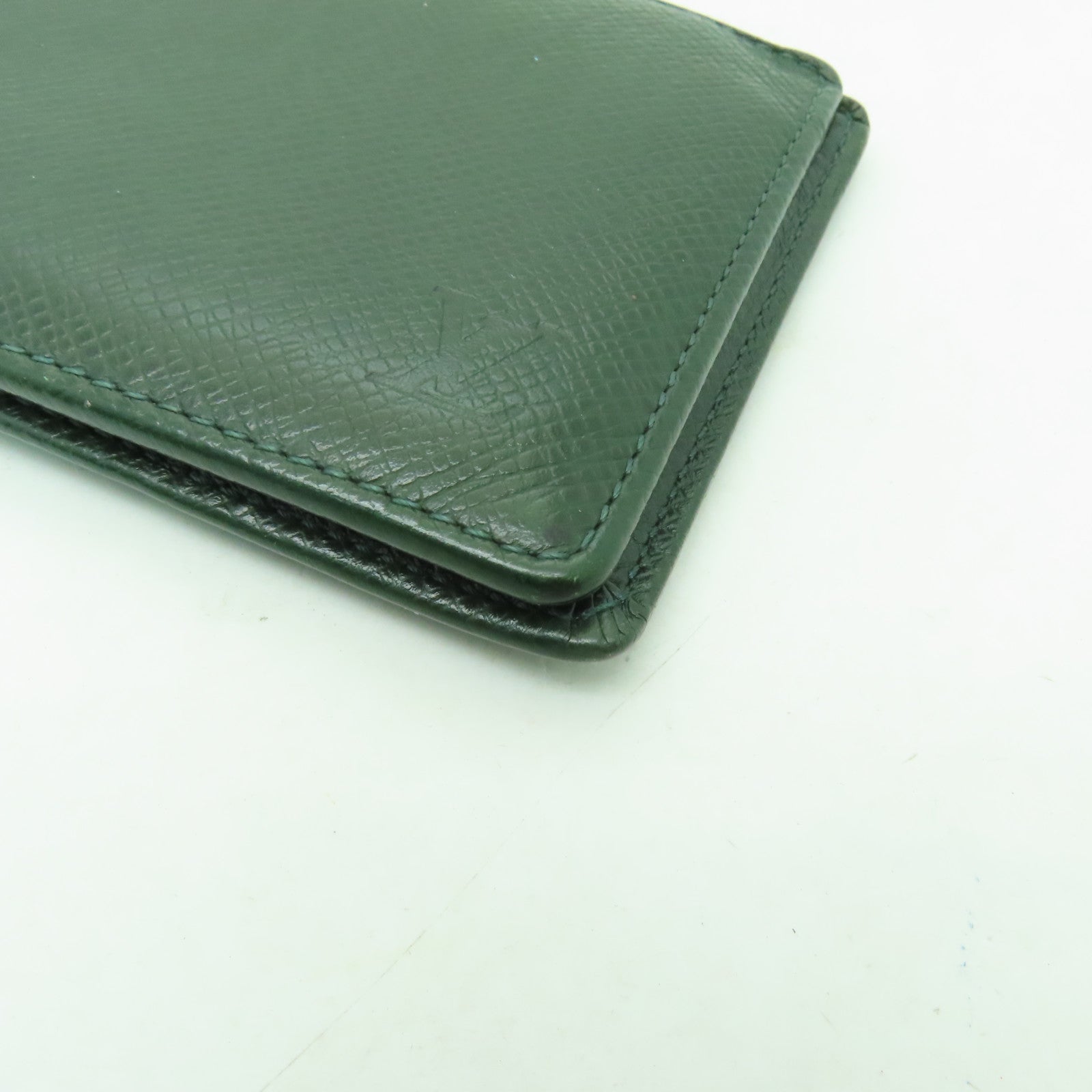 LOUIS VUITTON 【激減優惠】Taiga Portovier Cult Wallet錢包綠色