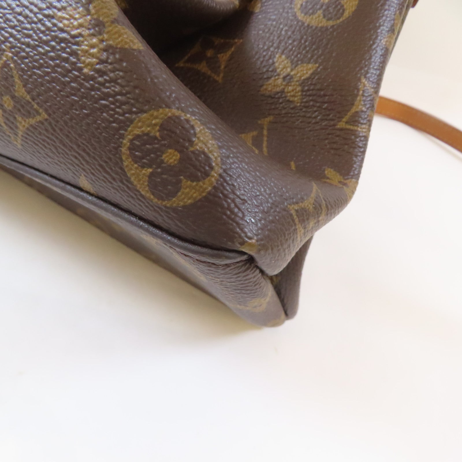 LOUIS VUITTON Monogram Rivoli MM金扣手挽肩背兩用袋啡色
