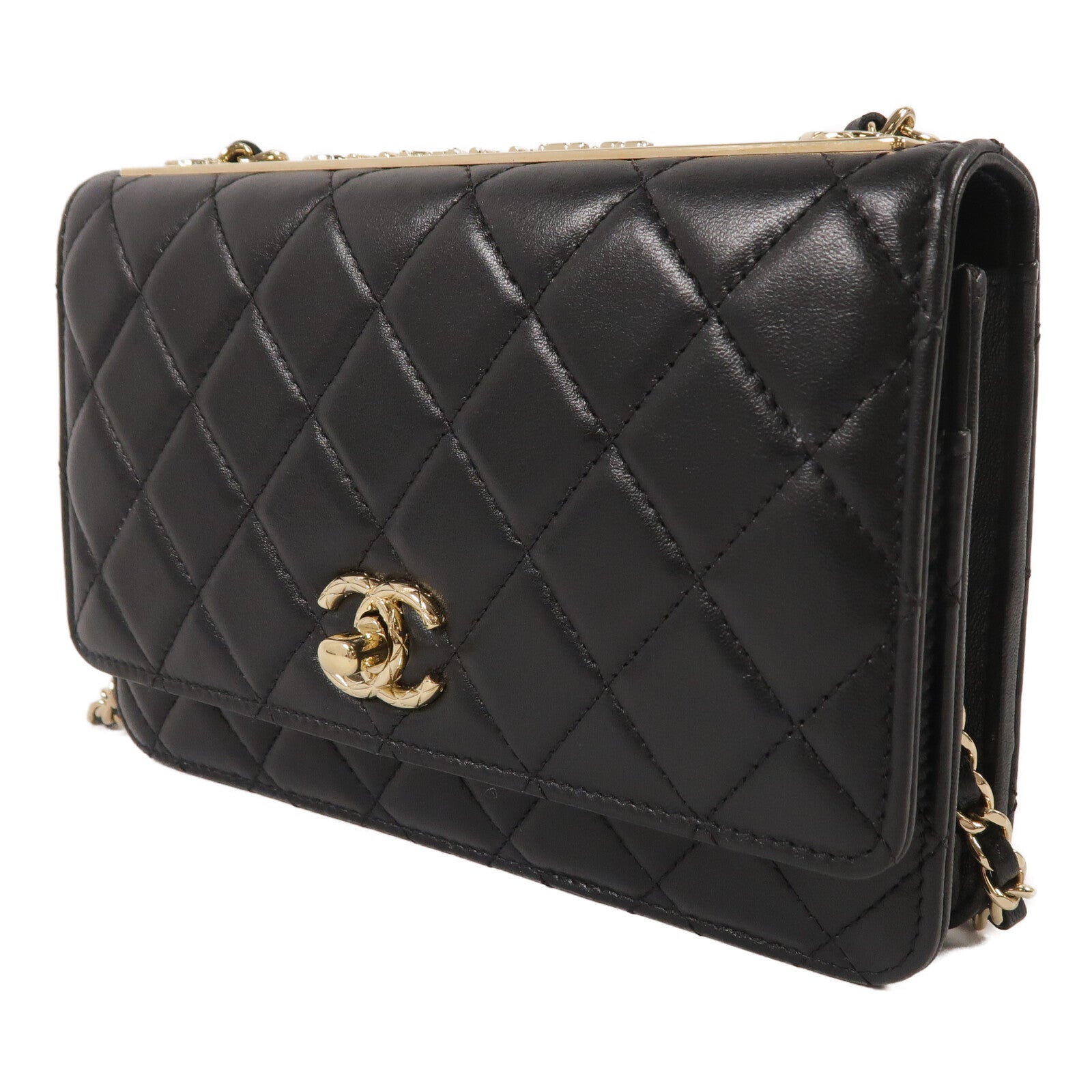 CHANEL 羊皮皮革Trendy CC鏈帶肩背袋