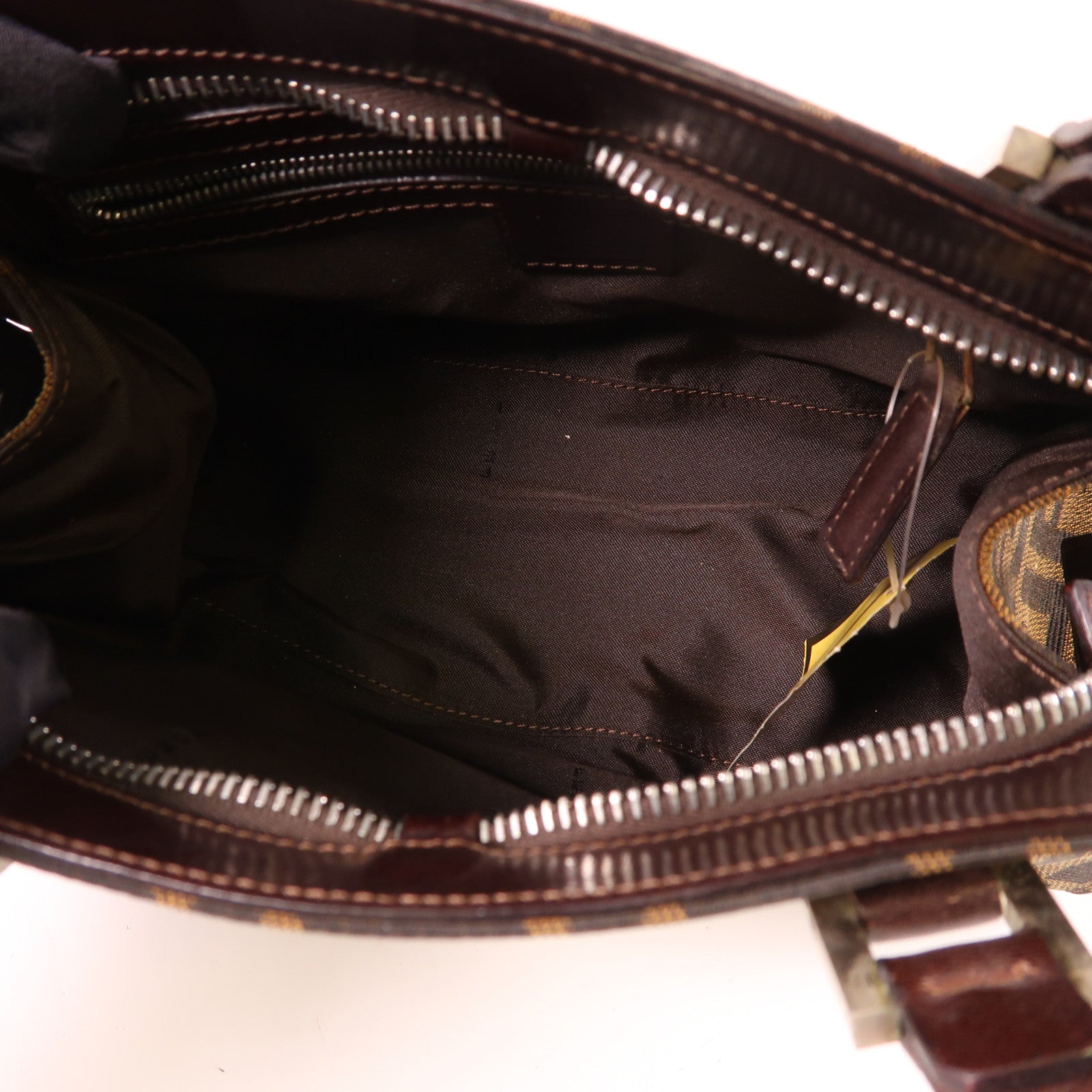 FENDI 帆布Hand Bag銀扣手挽袋