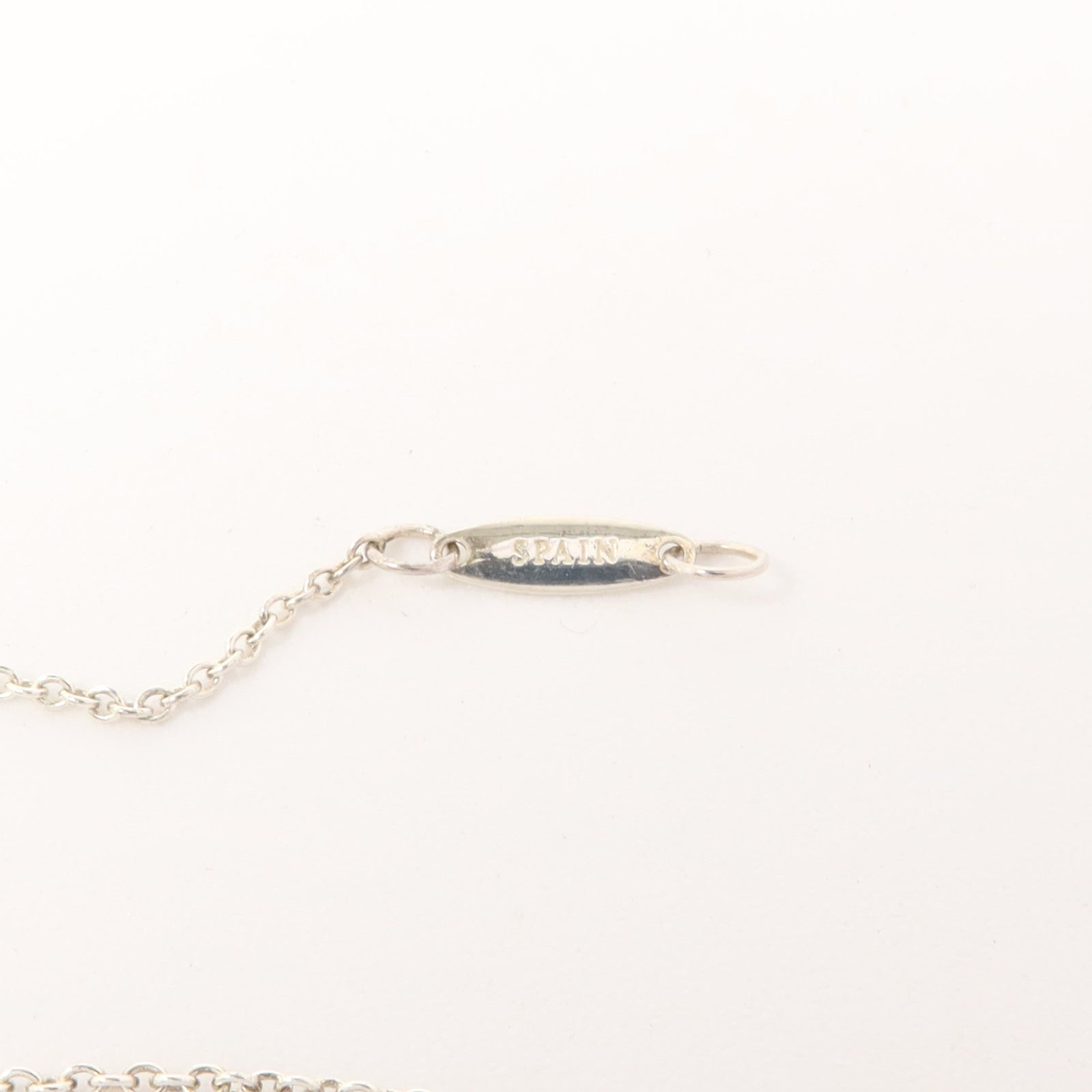 TIFFANY＆CO 925純銀Elsa Peretti Diamond By the Yard手鏈