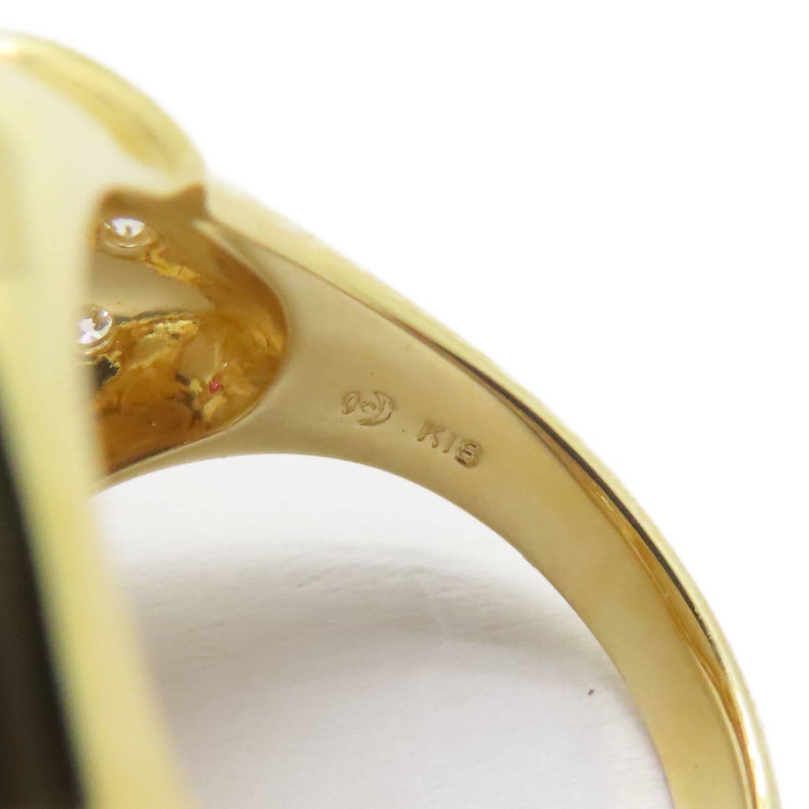 TASAKI 18K黃金/Pearl Ring 13mm珍珠戒指US#5.75