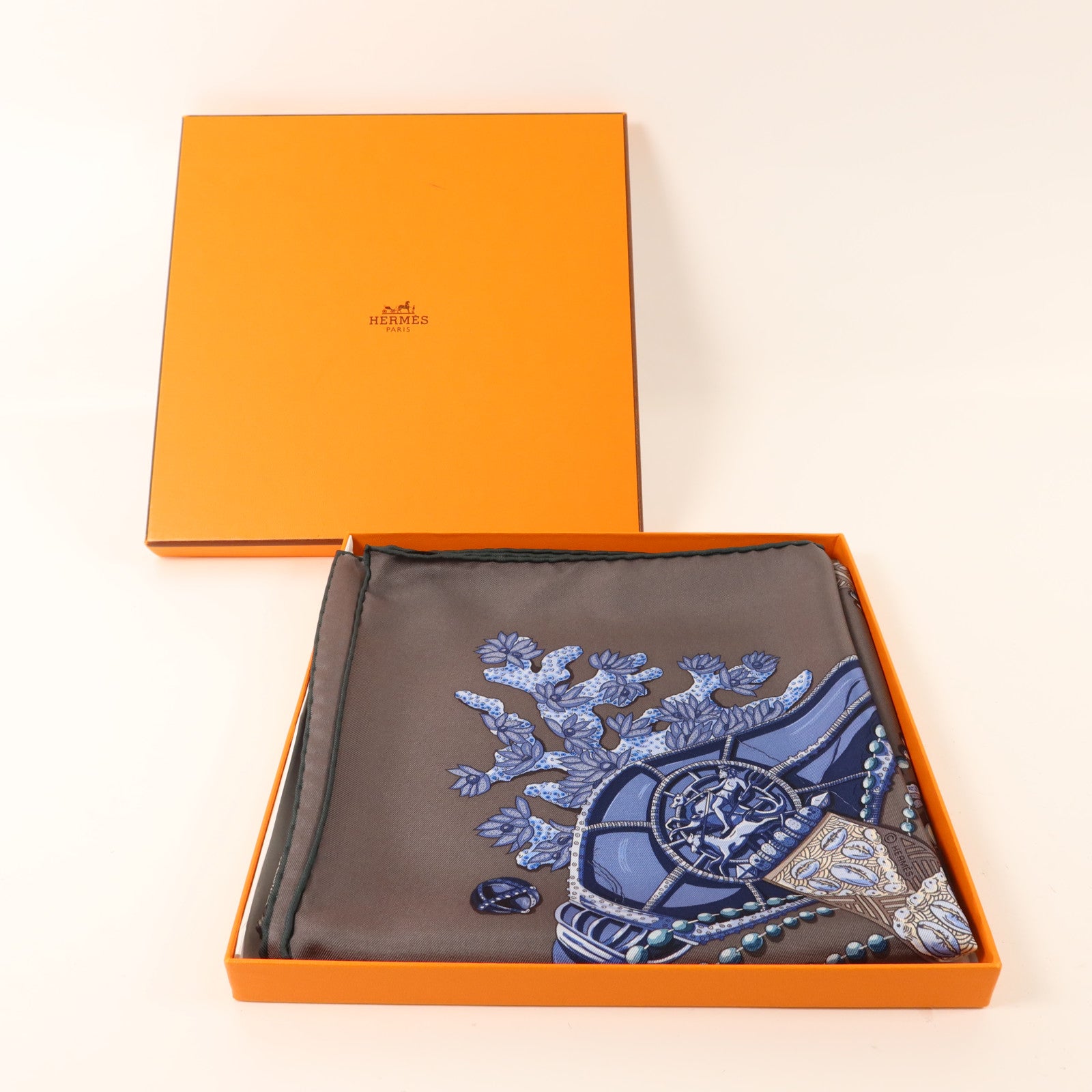 HERMES 絲質Scarf 90x90絲巾
