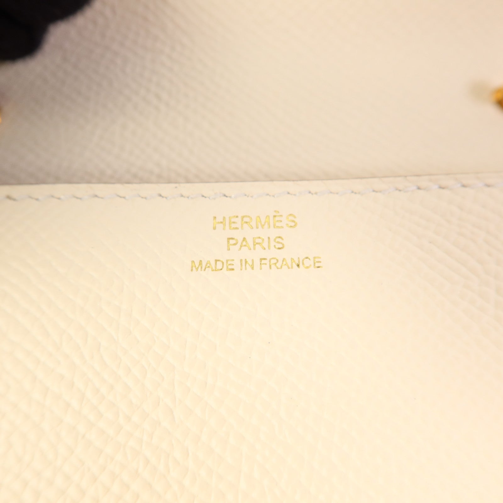 HERMES Epsom皮革Clic 16金扣肩背袋Nata