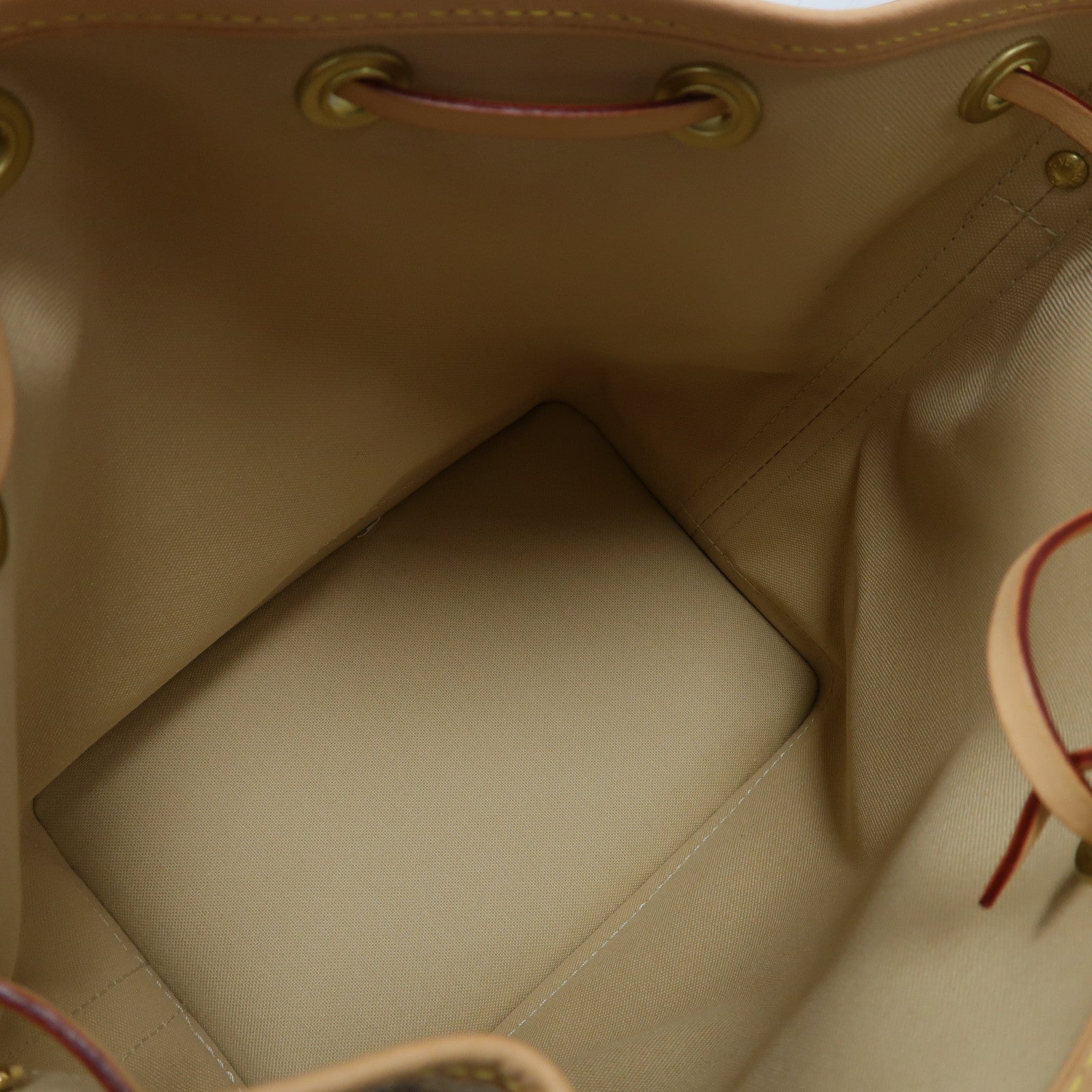 LOUIS VUITTON Damier Azur Noe BB金扣肩背袋白色