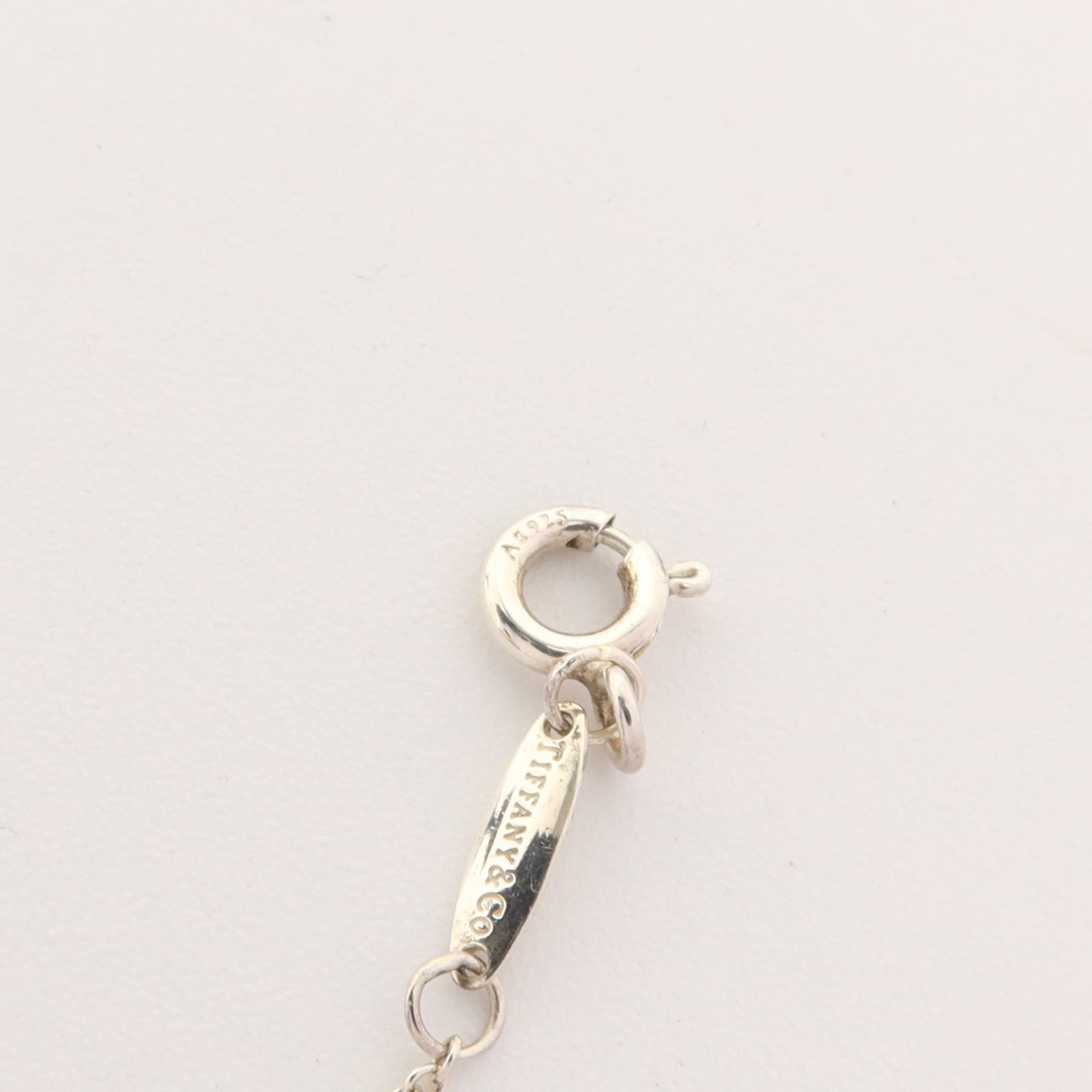 TIFFANY＆CO 925純銀Elsa Peretti Diamond By the Yard手鏈