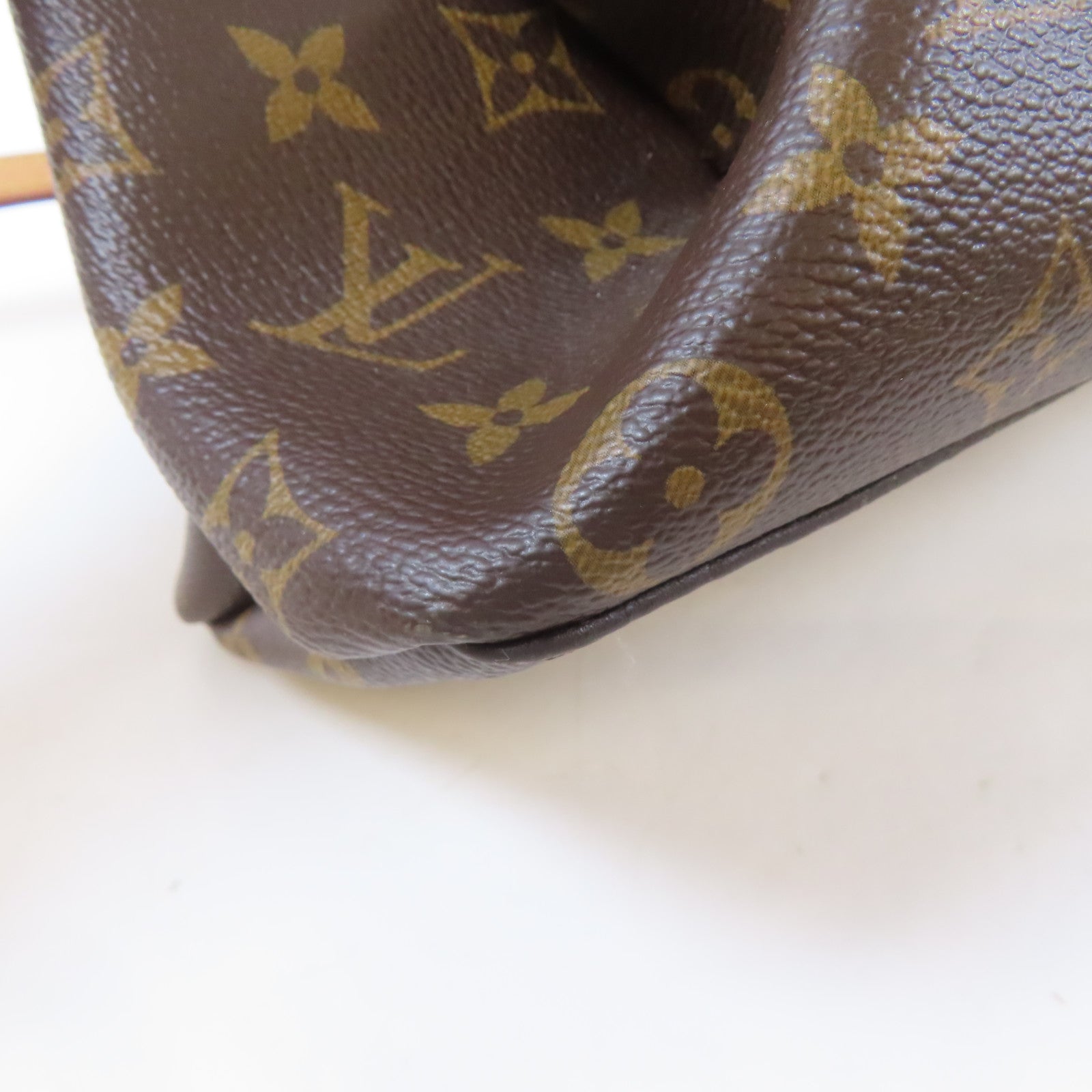 LOUIS VUITTON Monogram Rivoli MM金扣手挽肩背兩用袋啡色