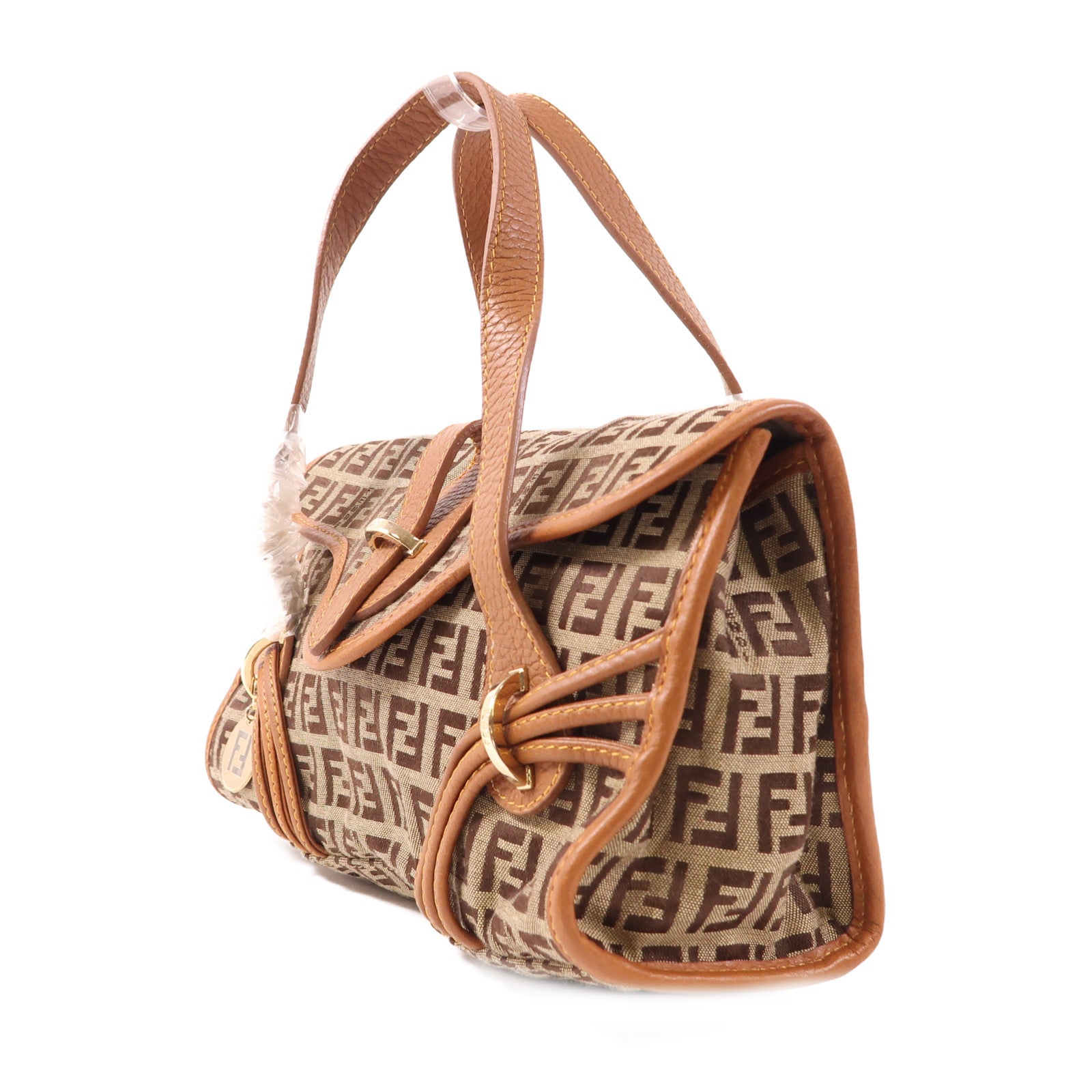 FENDI 帆布Hand Bag金扣手挽袋