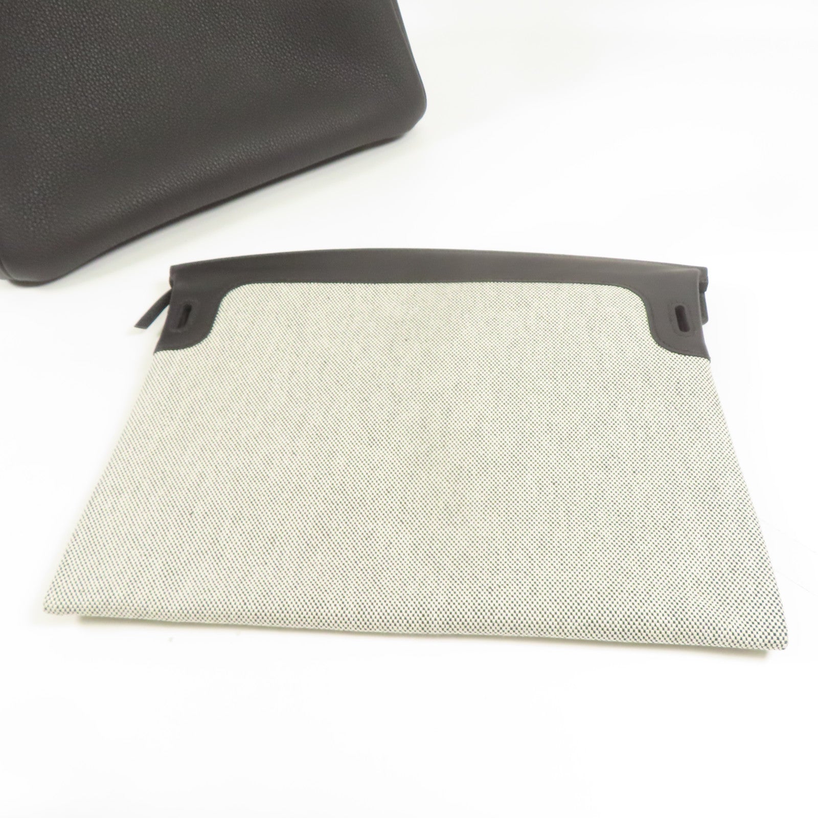 HERMES GHW Birkin 30 Handbag Togo Leather Black