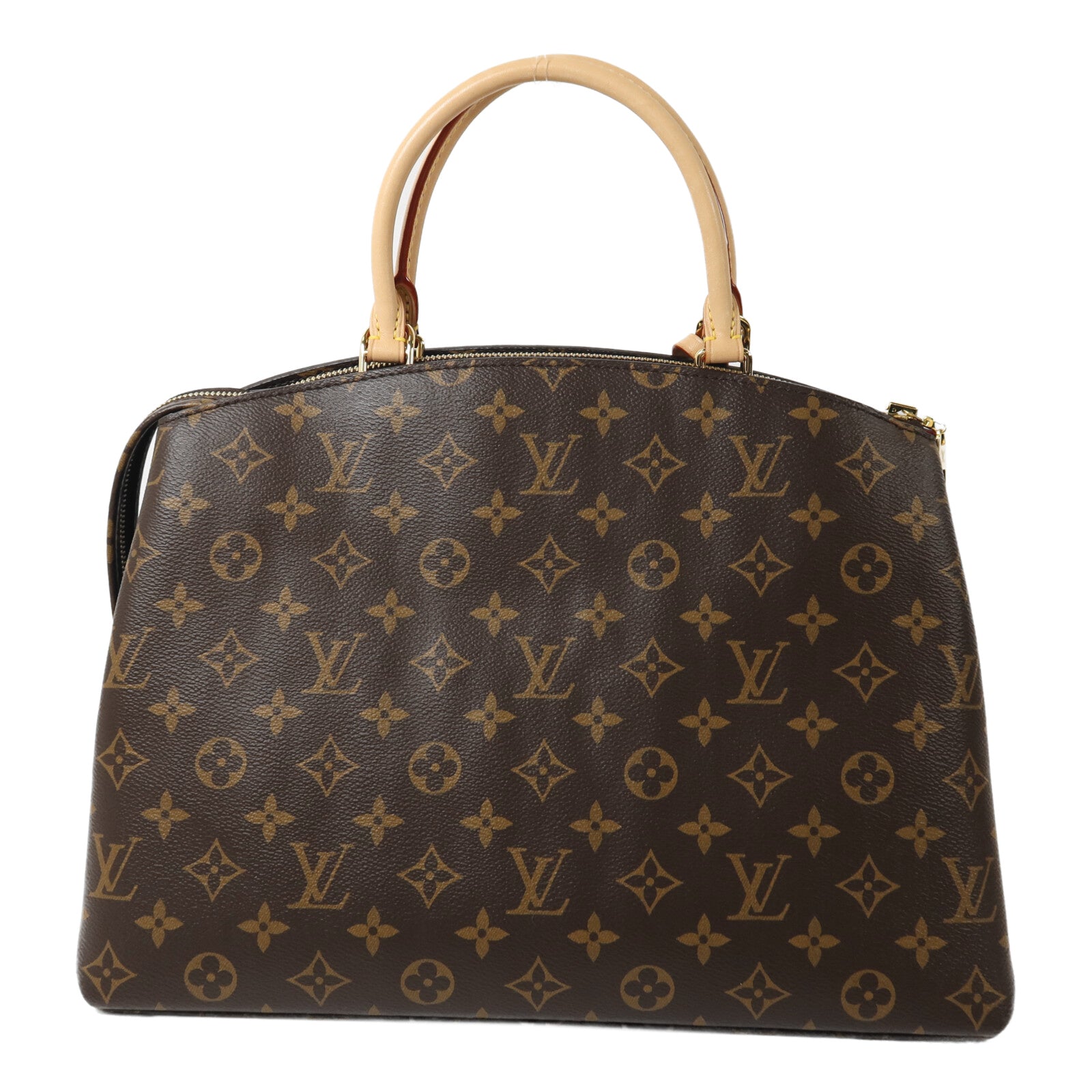LOUIS VUITTON Monogram Petit Palais手挽肩背兩用袋棕色