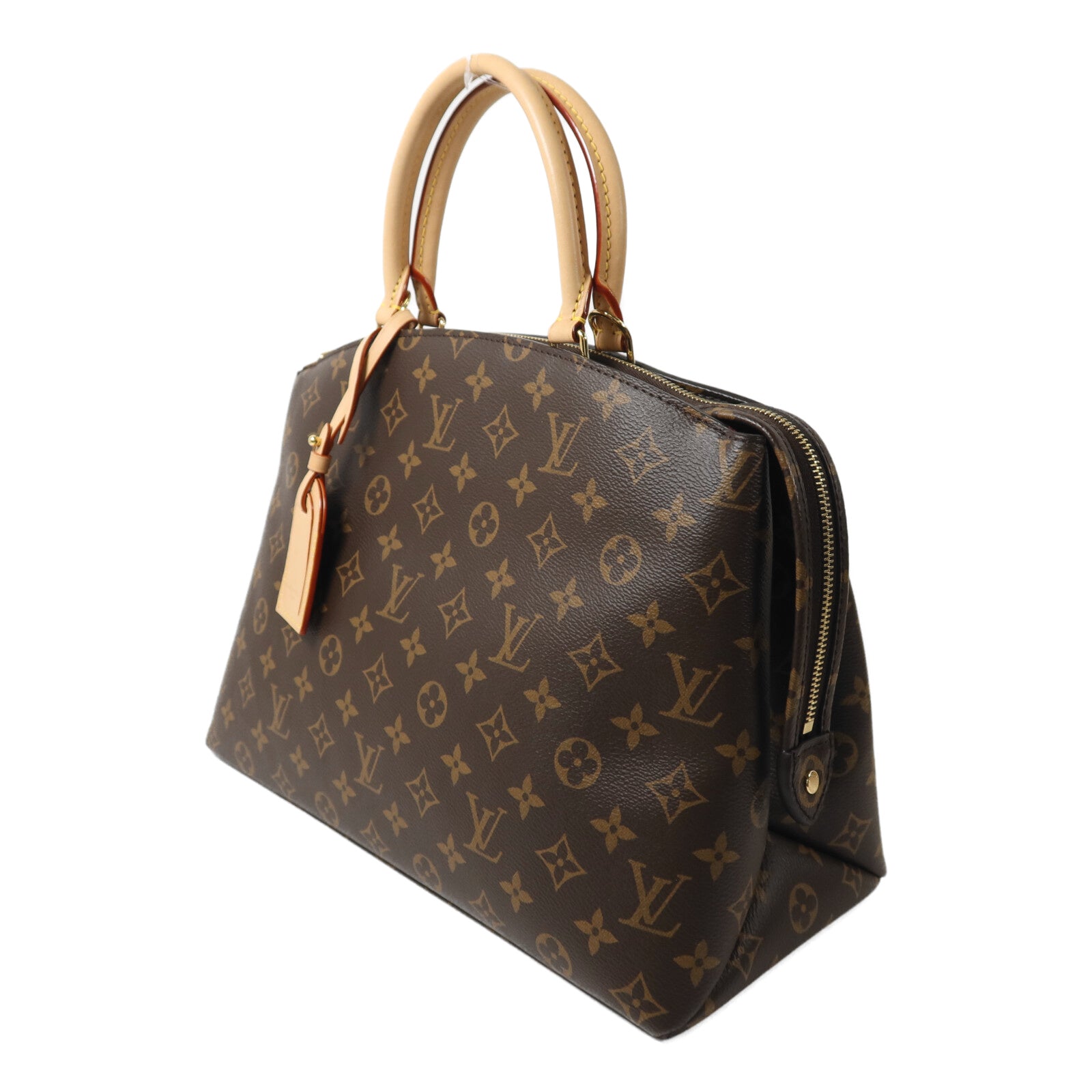 LOUIS VUITTON Monogram Petit Palais手挽肩背兩用袋棕色
