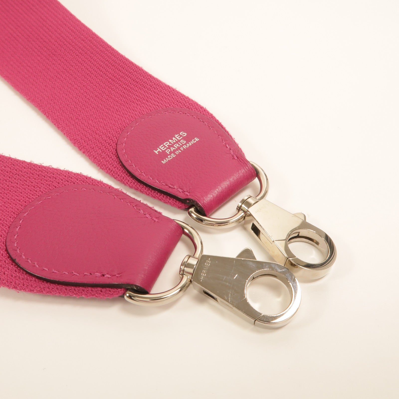 HERMES Evercolor皮革Toolbox 20手挽肩背兩用袋Rose Pourpre