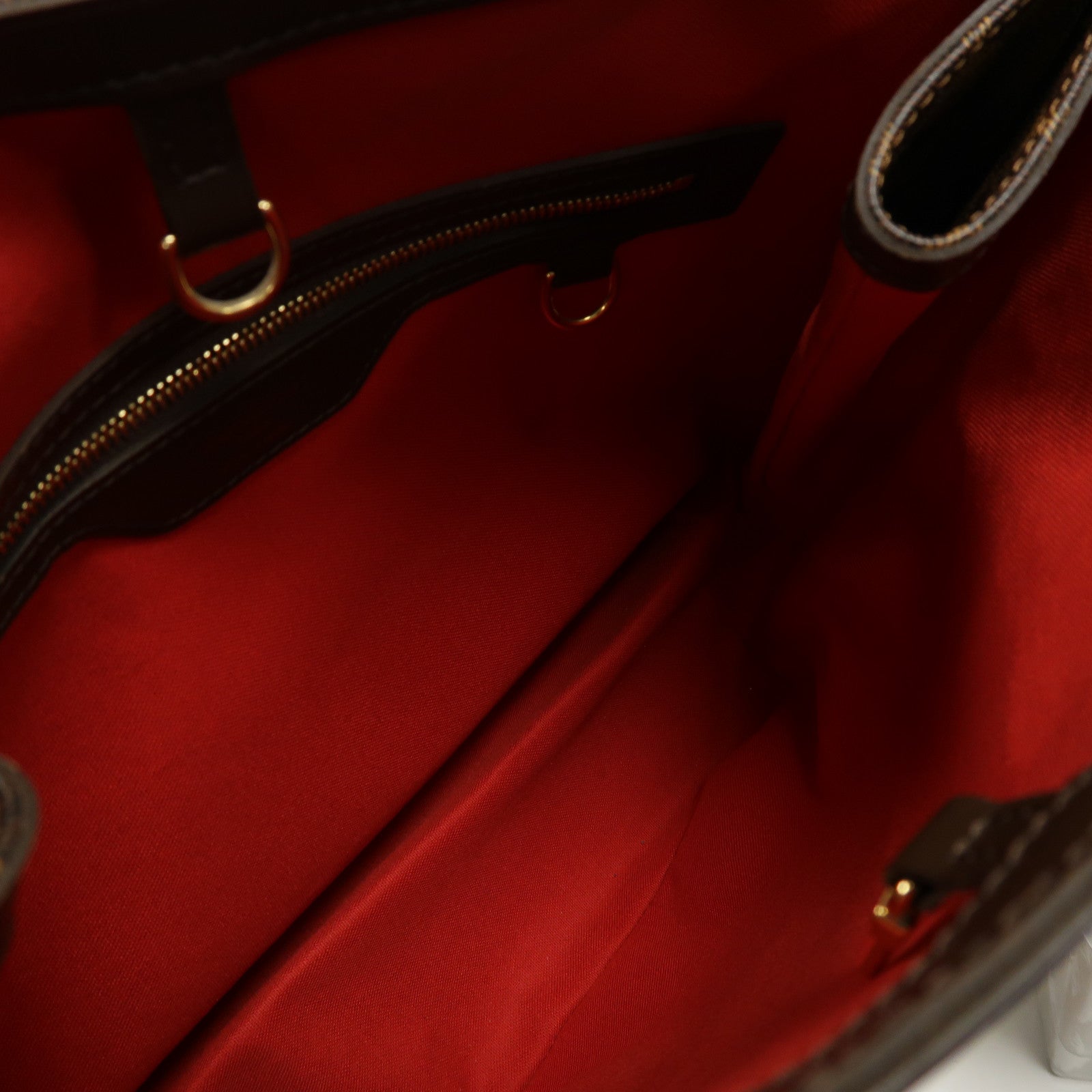 LOUIS VUITTON Damier Cabas Rivington金扣肩背袋啡色