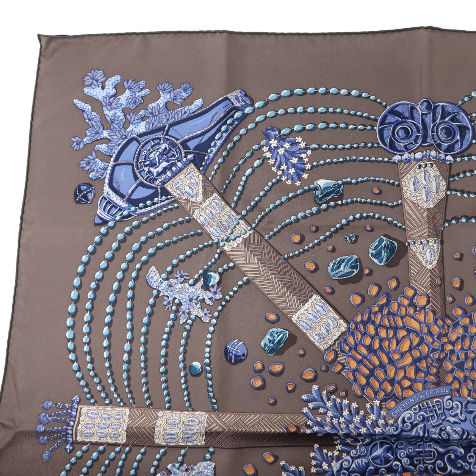 HERMES 絲質Scarf 90x90絲巾