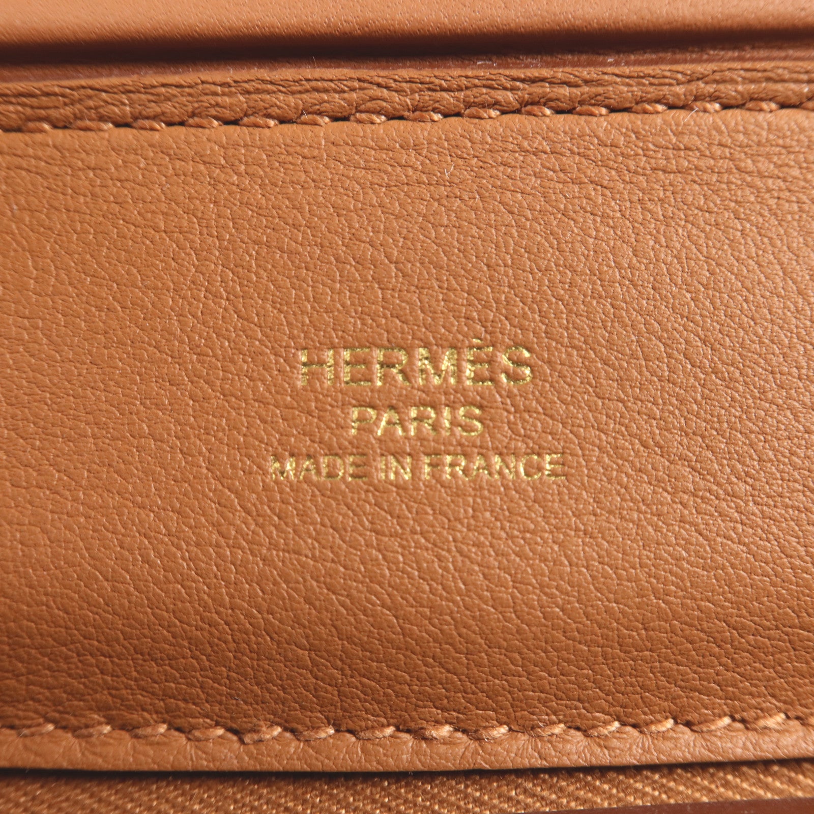 HERMES Evercolor皮革24/24 Mini金扣手挽肩背兩用袋