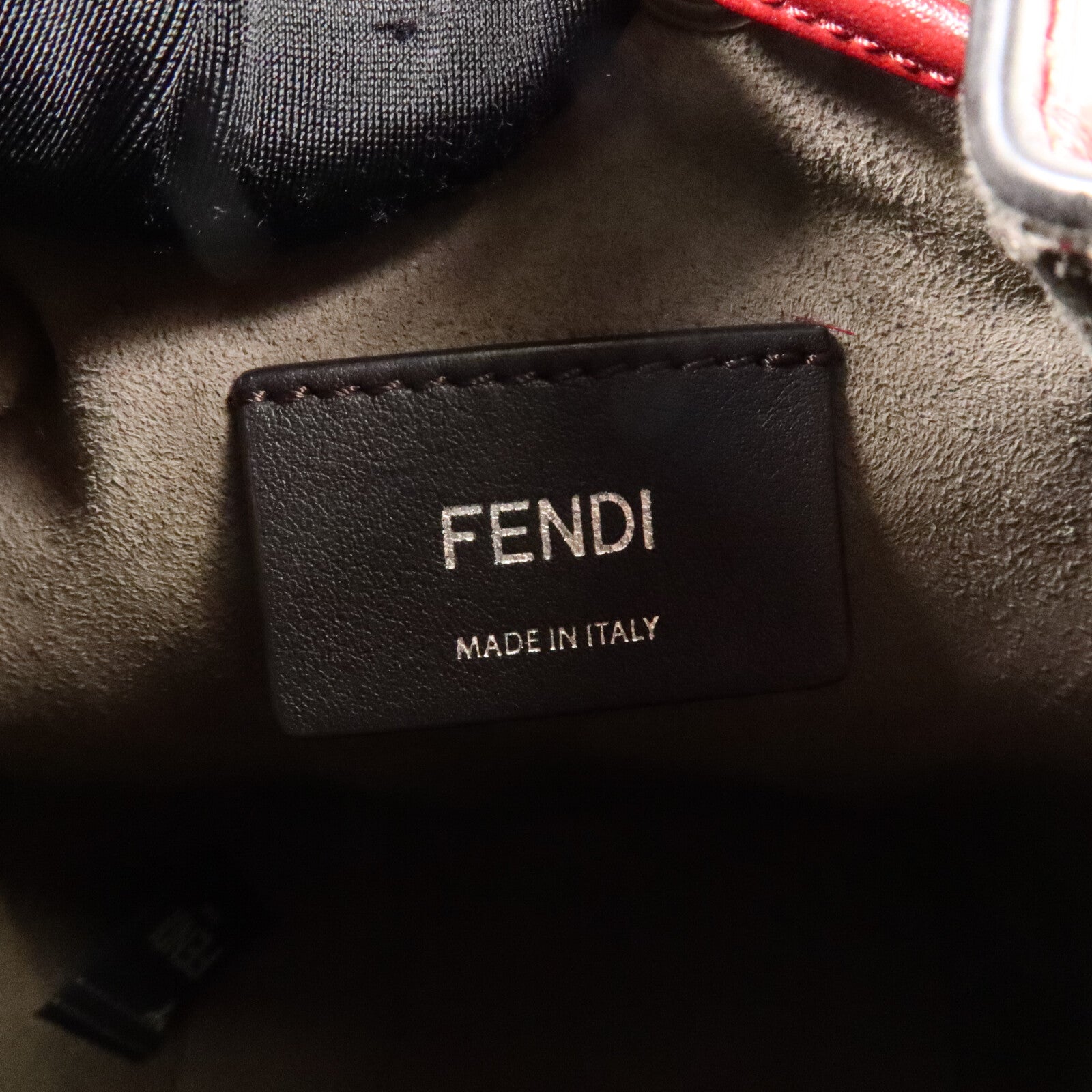 FENDI 牛皮皮革Mon Tresor Mini手挽肩背兩用袋