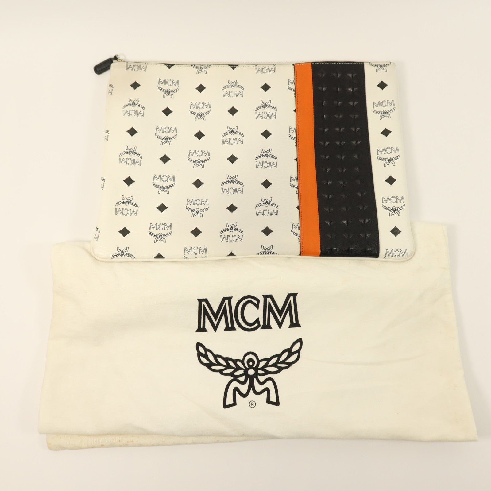 MCM 塗層帆布Pouch手拿包