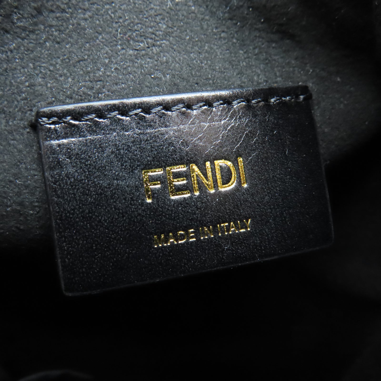 FENDI 【激減優惠】羊皮皮革Pouch Shoulder金扣肩背袋粉紅色