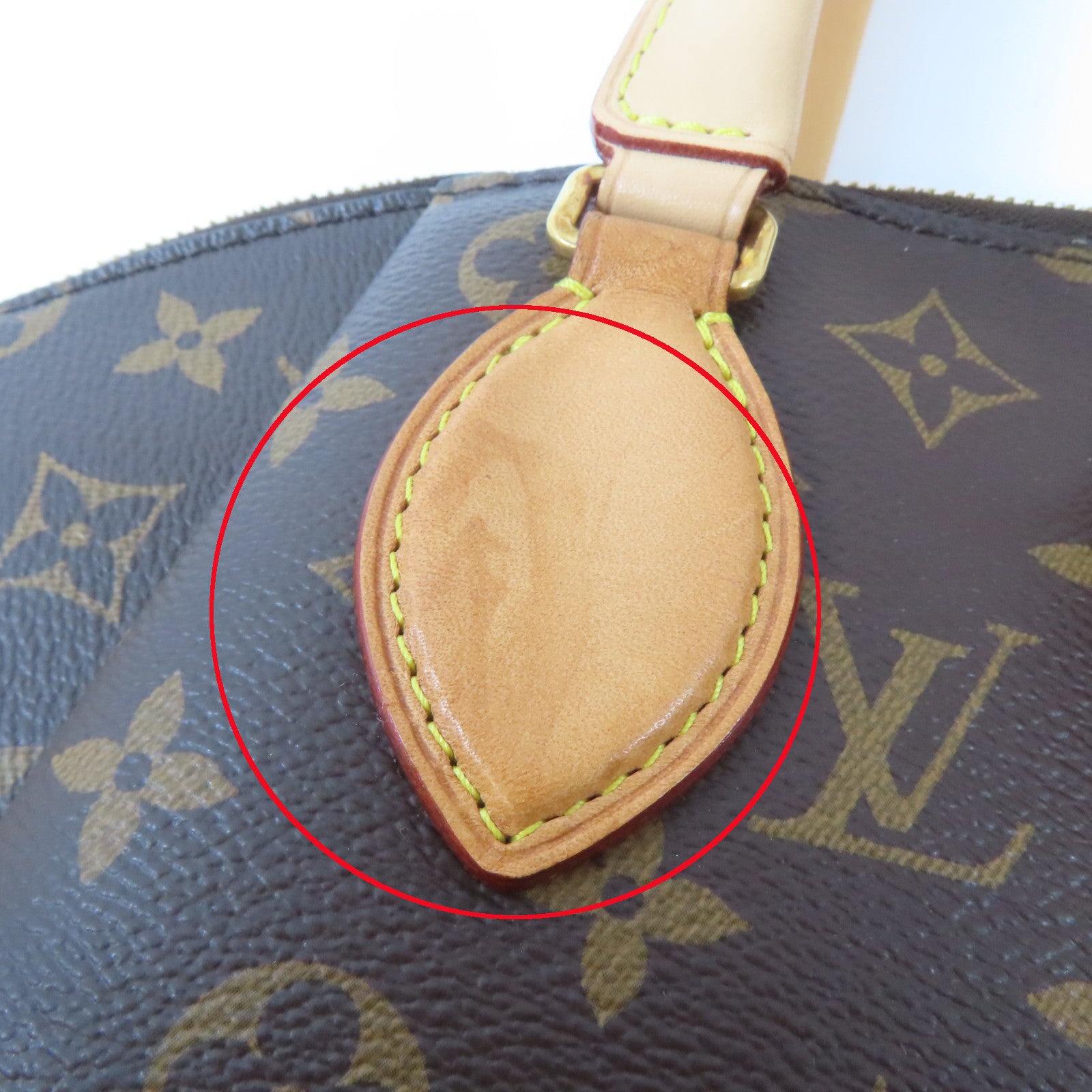 LOUIS VUITTON Monogram Rivoli MM金扣手挽肩背兩用袋啡色