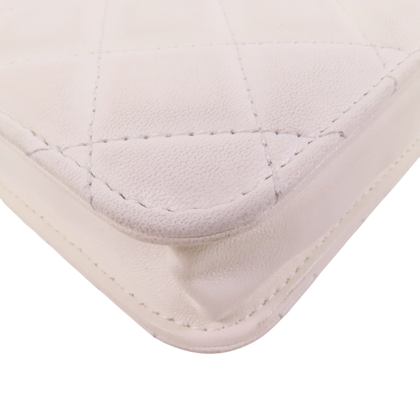 CHANEL 羊皮皮革Phone Bag金扣鏈帶肩背袋