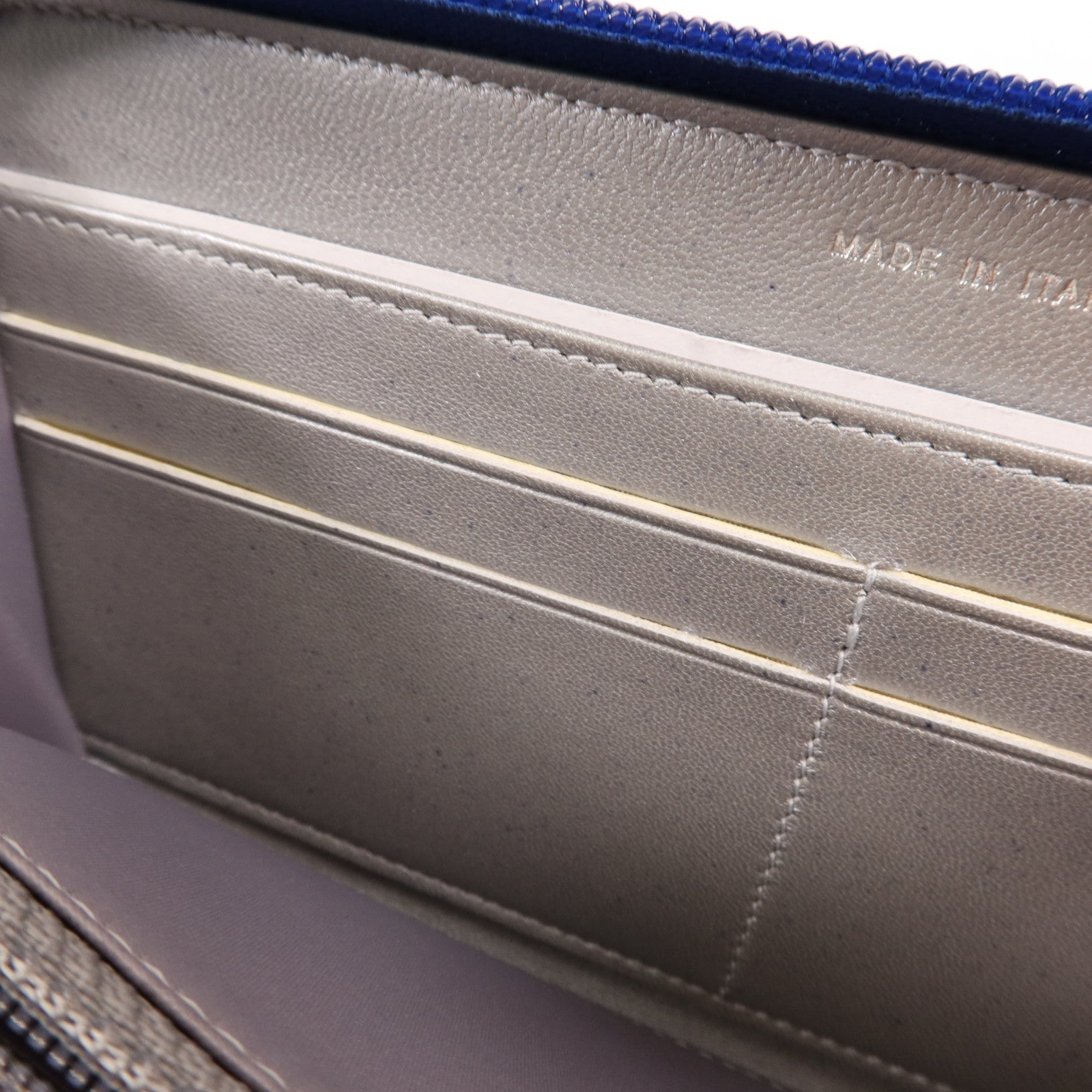 CHANEL 羊皮皮革Long Wallet銀扣長錢包