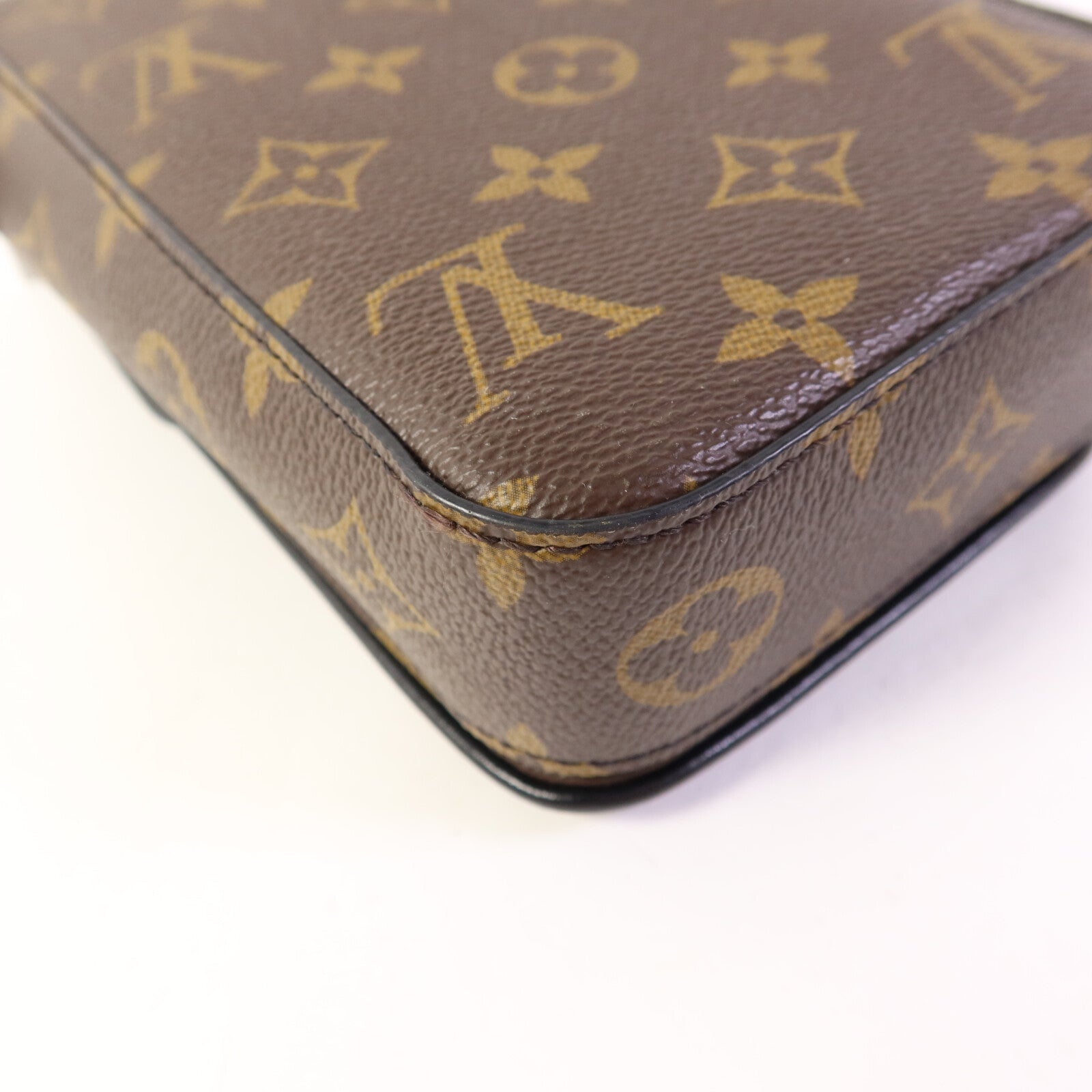 LOUIS VUITTON Monogram Macassar S-Lock肩背袋