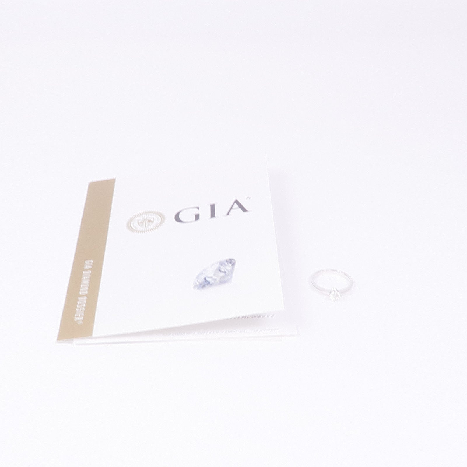 JEWELRY 18K白金Diamond Ring鑽石戒指US#4.45