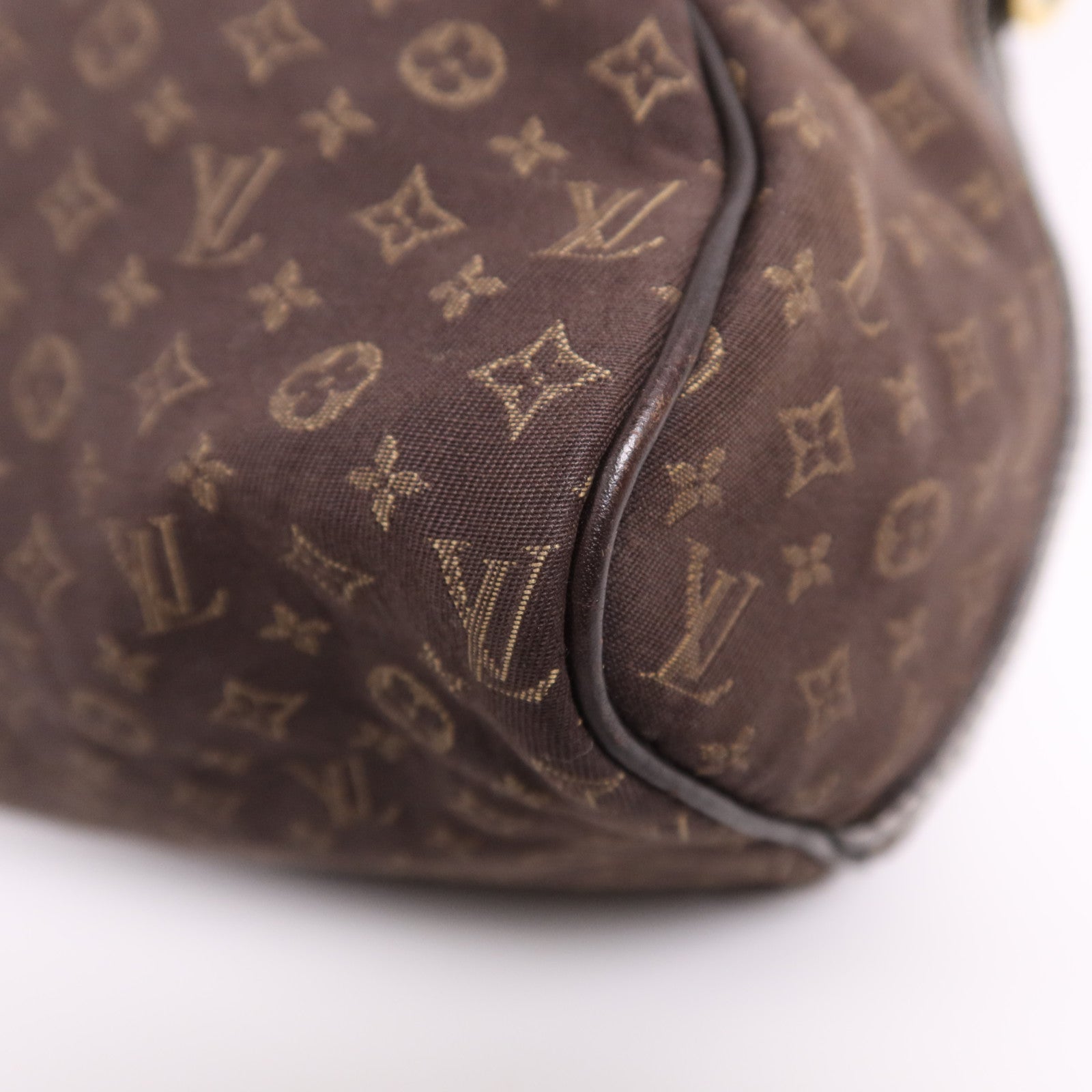 LOUIS VUITTON Monogram Mini Lin Speedy 30金扣手挽肩背兩用袋
