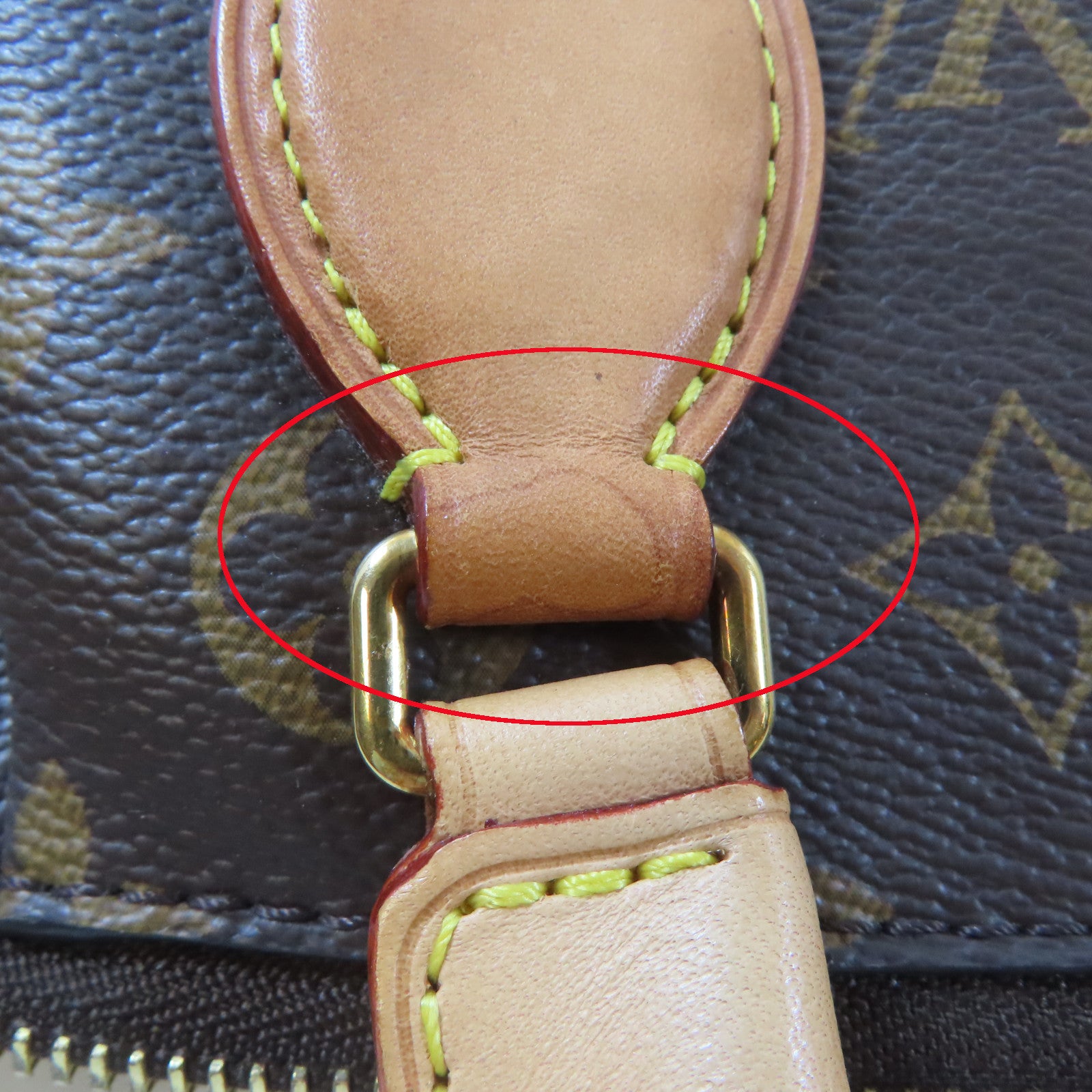 LOUIS VUITTON Monogram Rivoli MM金扣手挽肩背兩用袋啡色
